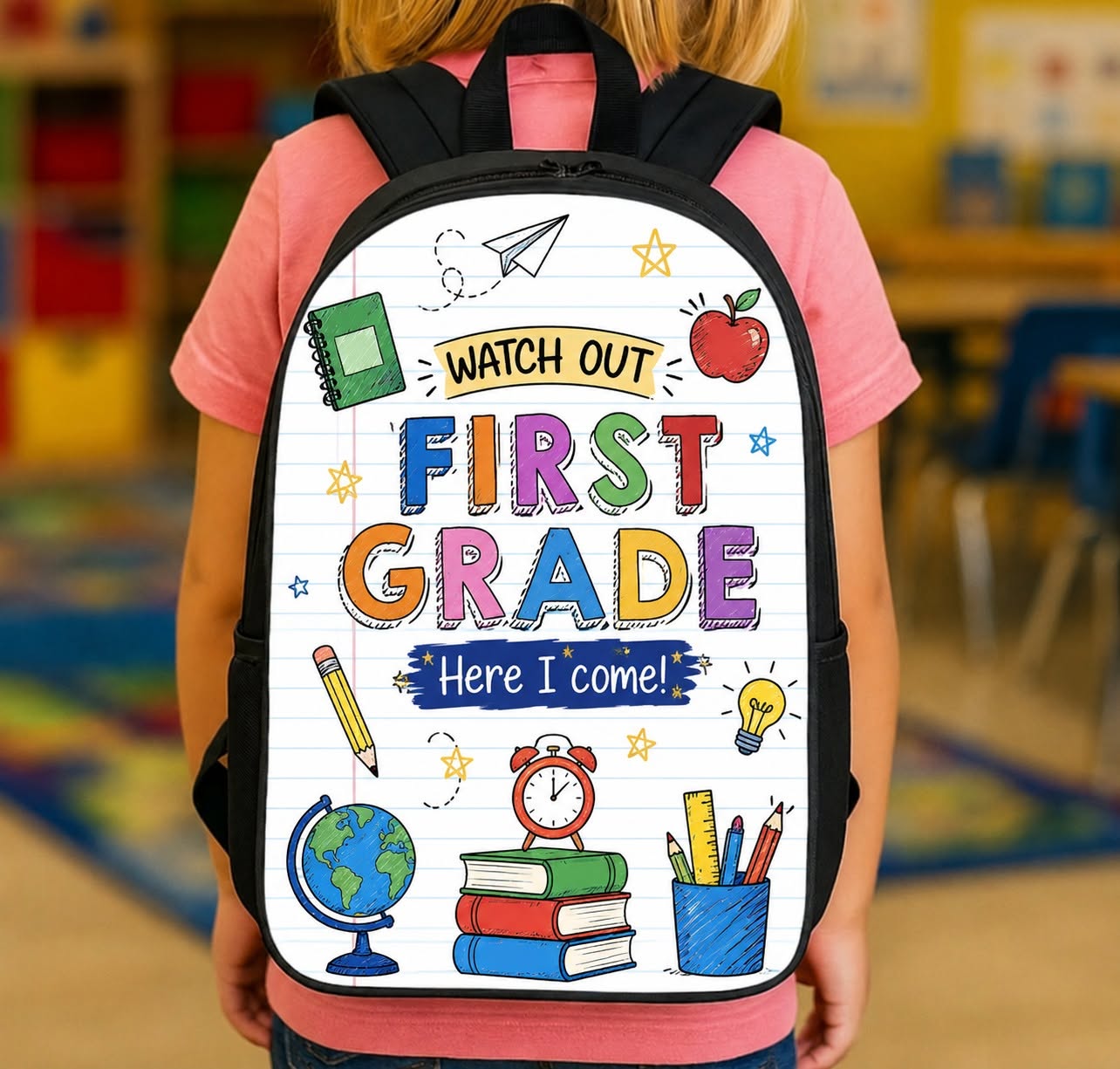 Kids Back to School Backpack – Oxford Cloth School Bag