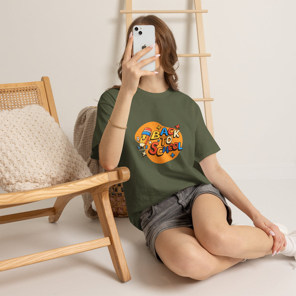 Back to School Teacher T-Shirt | First Day of School Shirt | Cute Teacher Gift | Unisex Heavy Cotton Tee