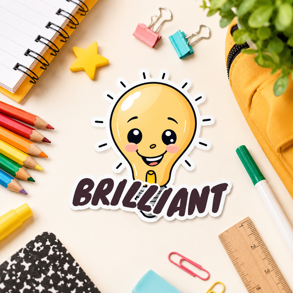 Motivational School Sticker Sheet | Waterproof Vinyl