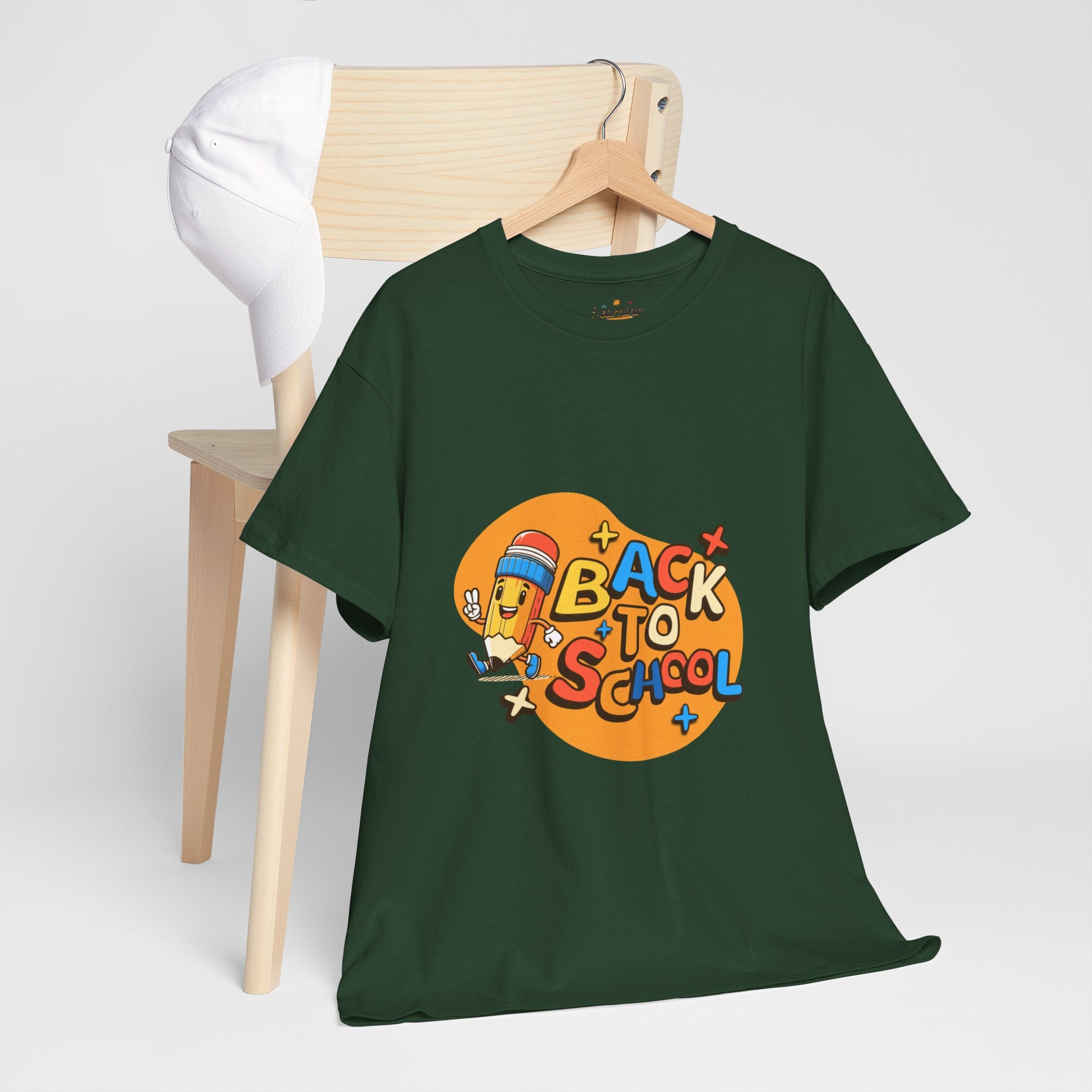 Back to School Teacher T-Shirt | First Day of School Shirt | Cute Teacher Gift | Unisex Heavy Cotton Tee