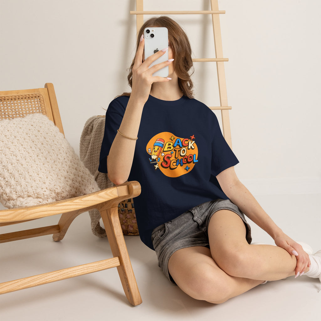 Back to School Teacher T-Shirt | First Day of School Shirt | Cute Teacher Gift | Unisex Heavy Cotton Tee