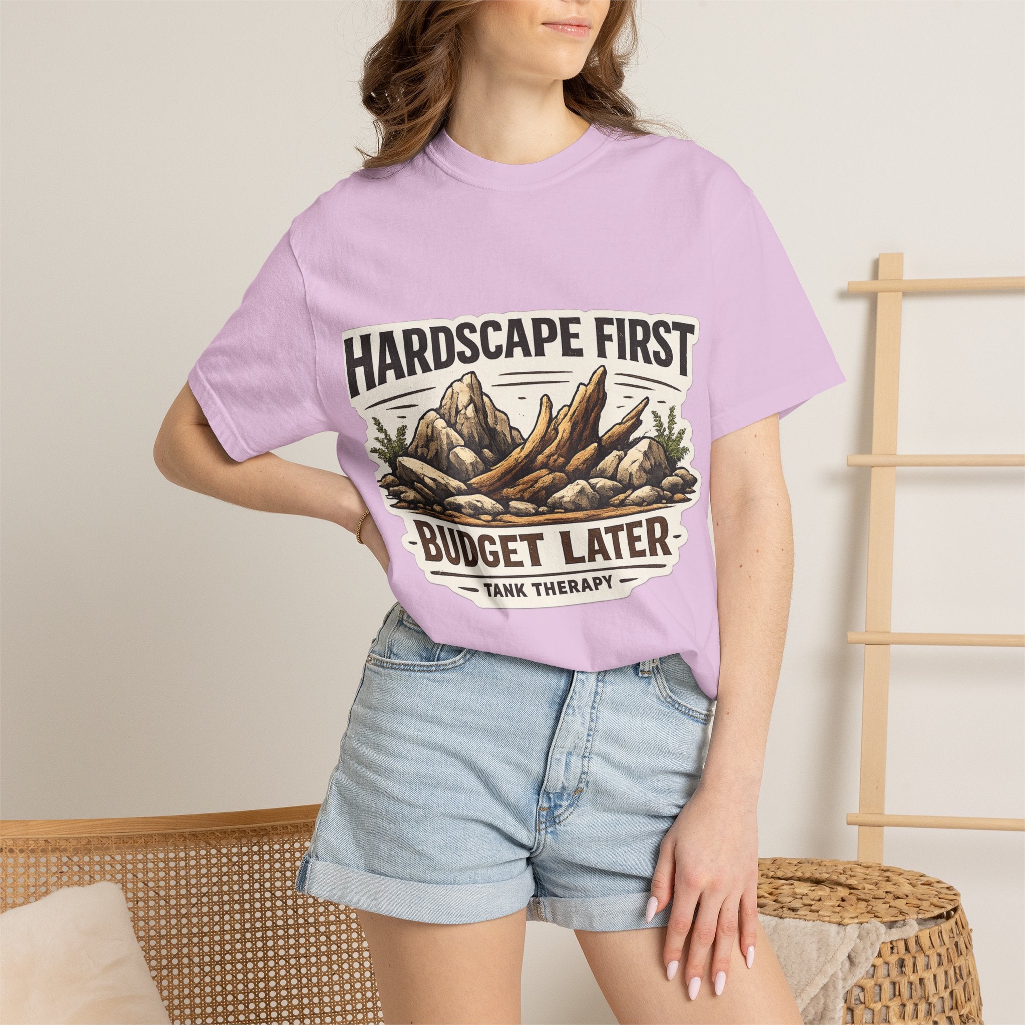 Hardscape First - Budget Later Garment-Dyed T-Shirt
