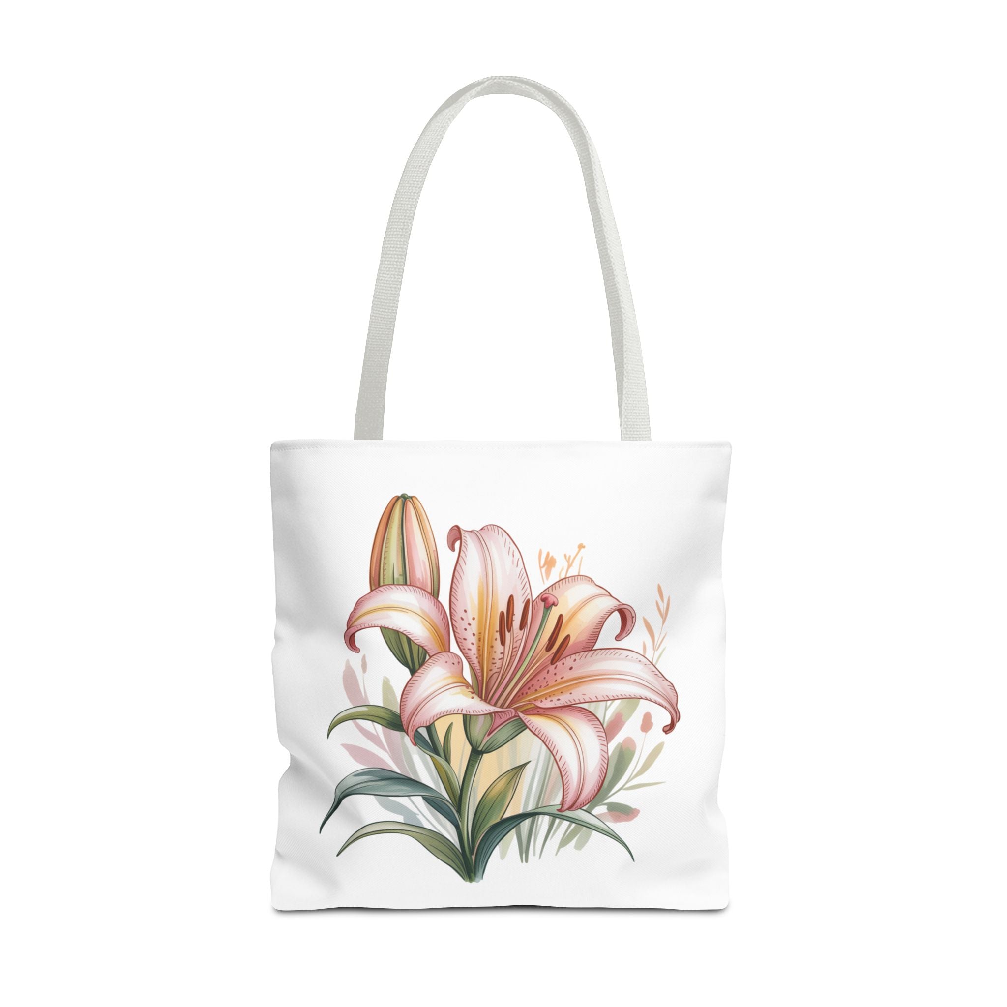 Every Day Floral Tote Bag — Elegant Flower All-Over Print Tote