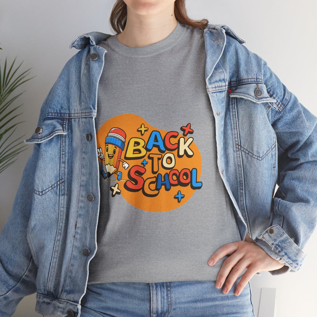 Back to School Teacher T-Shirt | First Day of School Shirt | Cute Teacher Gift | Unisex Heavy Cotton Tee