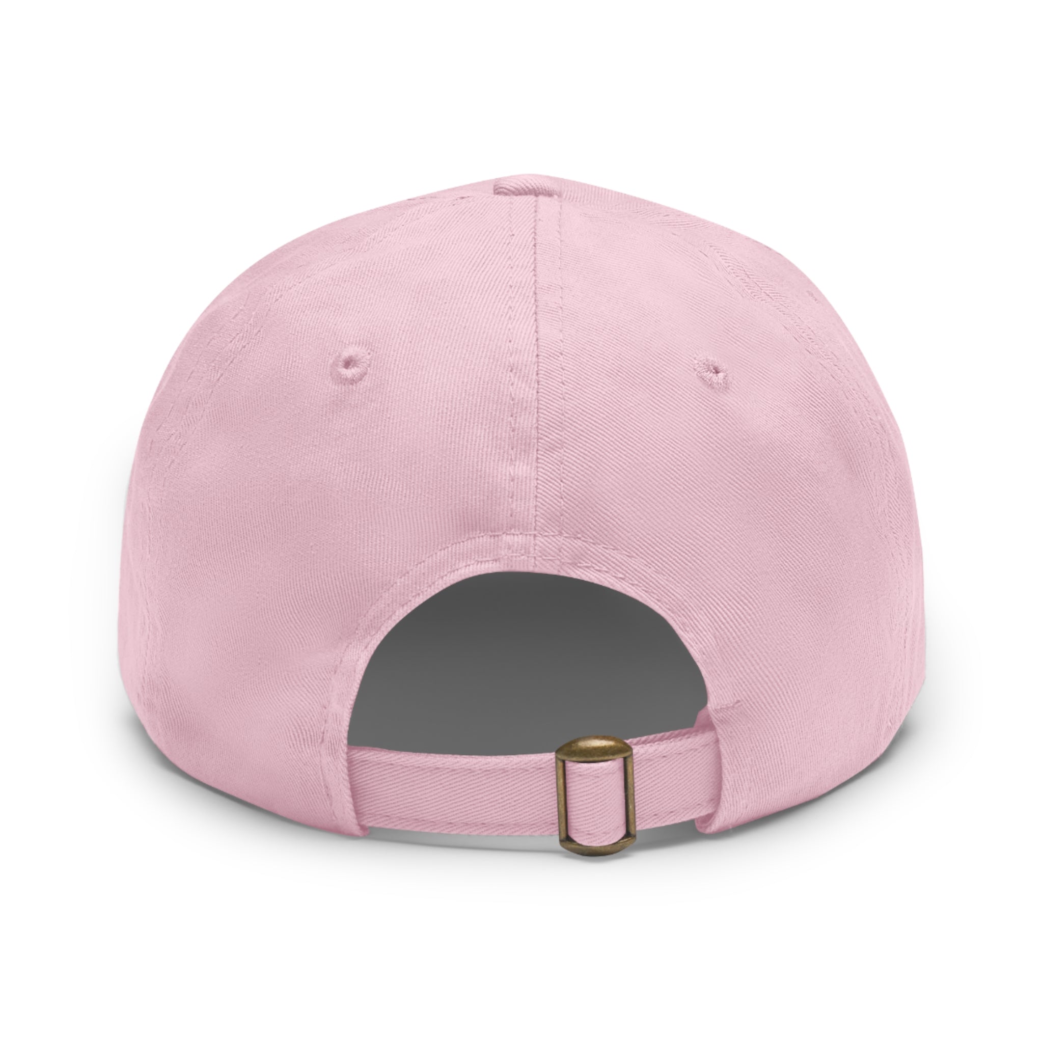Personalized "Dad" Leather Patch Dad Hat — Custom Father's Day Cap