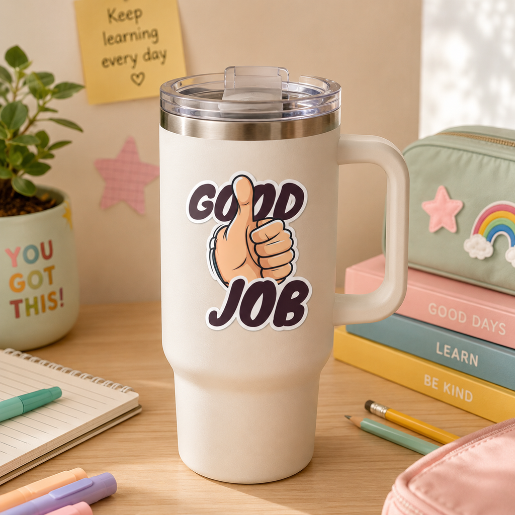 Motivational School Sticker Sheet | Waterproof Vinyl