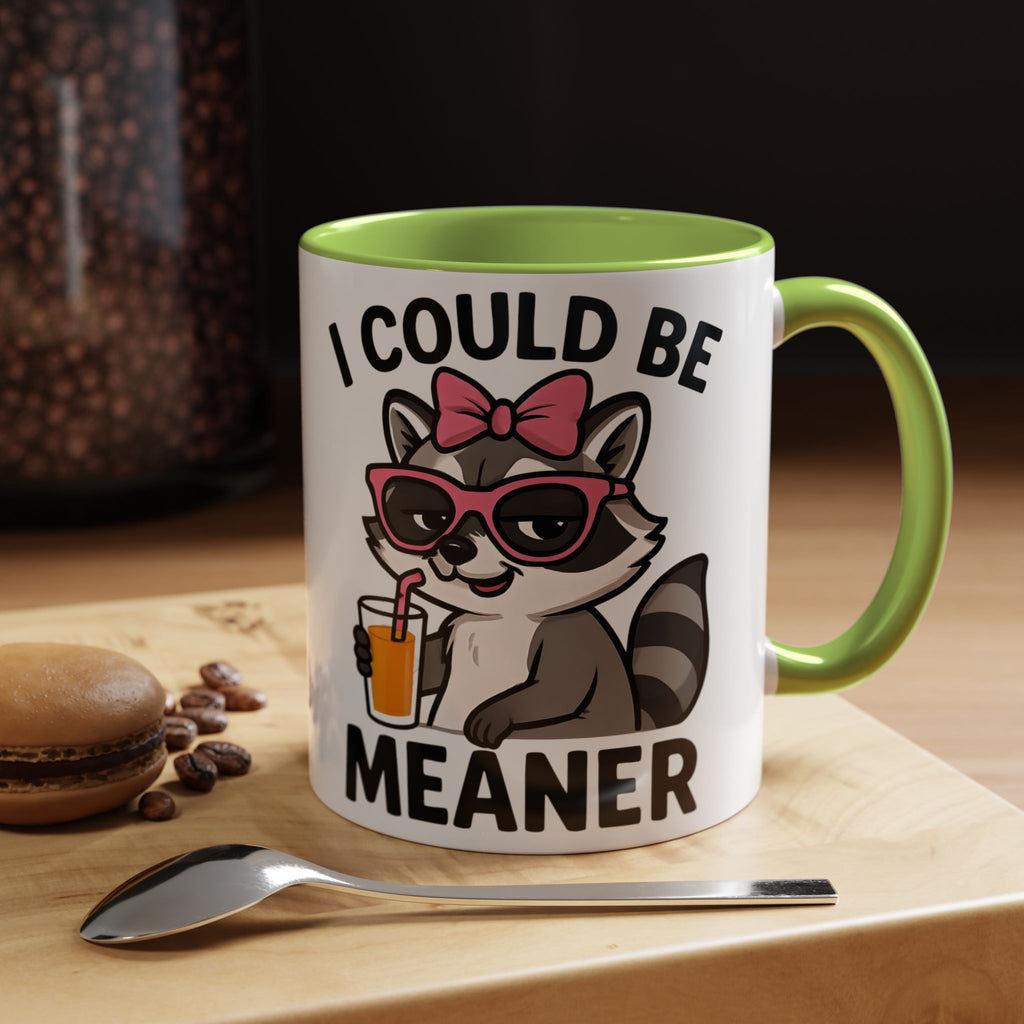 Sassy Raccoon Coffee Mug — Funny Accent Coffee Cup (11/15oz)