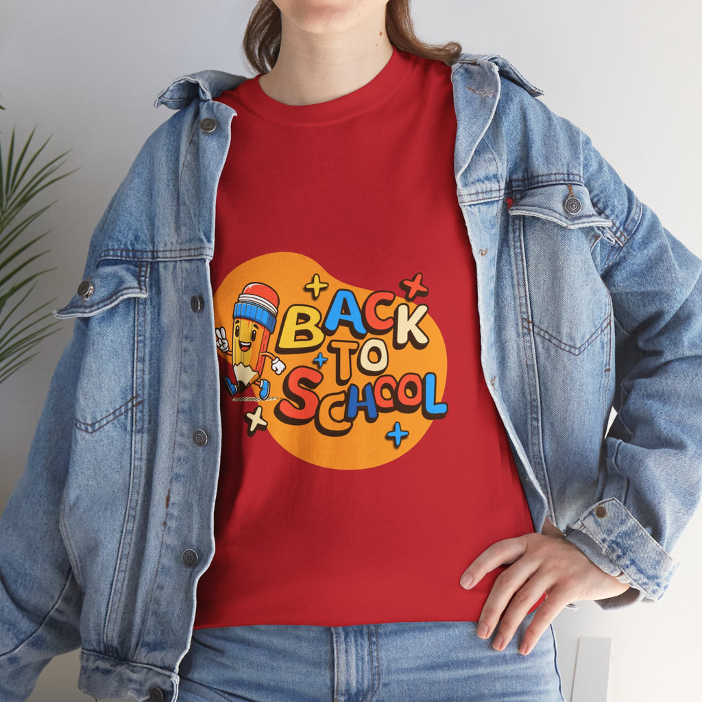 Back to School Teacher T-Shirt | First Day of School Shirt | Cute Teacher Gift | Unisex Heavy Cotton Tee