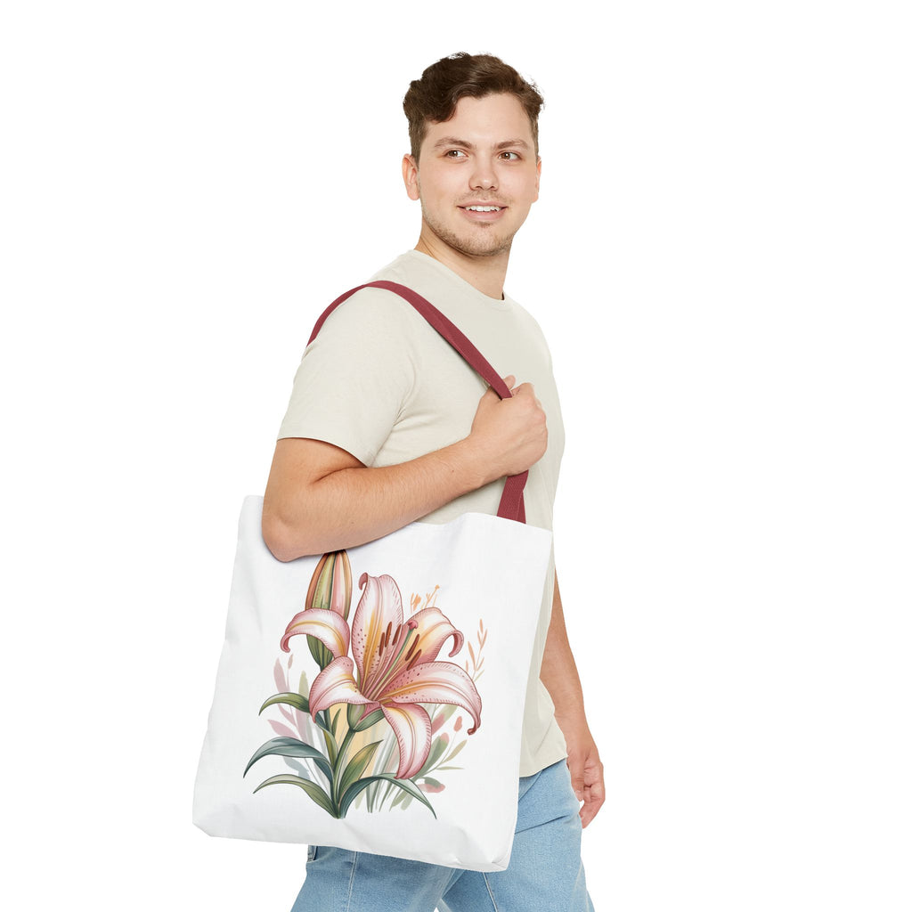 Every Day Floral Tote Bag — Elegant Flower All-Over Print Tote
