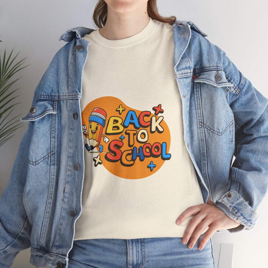 Back to School Teacher T-Shirt | First Day of School Shirt | Cute Teacher Gift | Unisex Heavy Cotton Tee