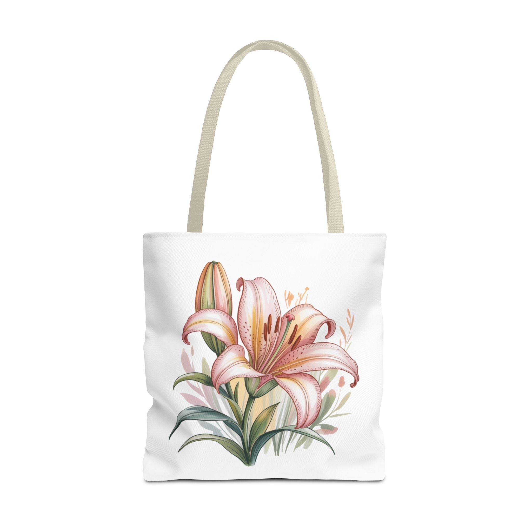 Every Day Floral Tote Bag — Elegant Flower All-Over Print Tote