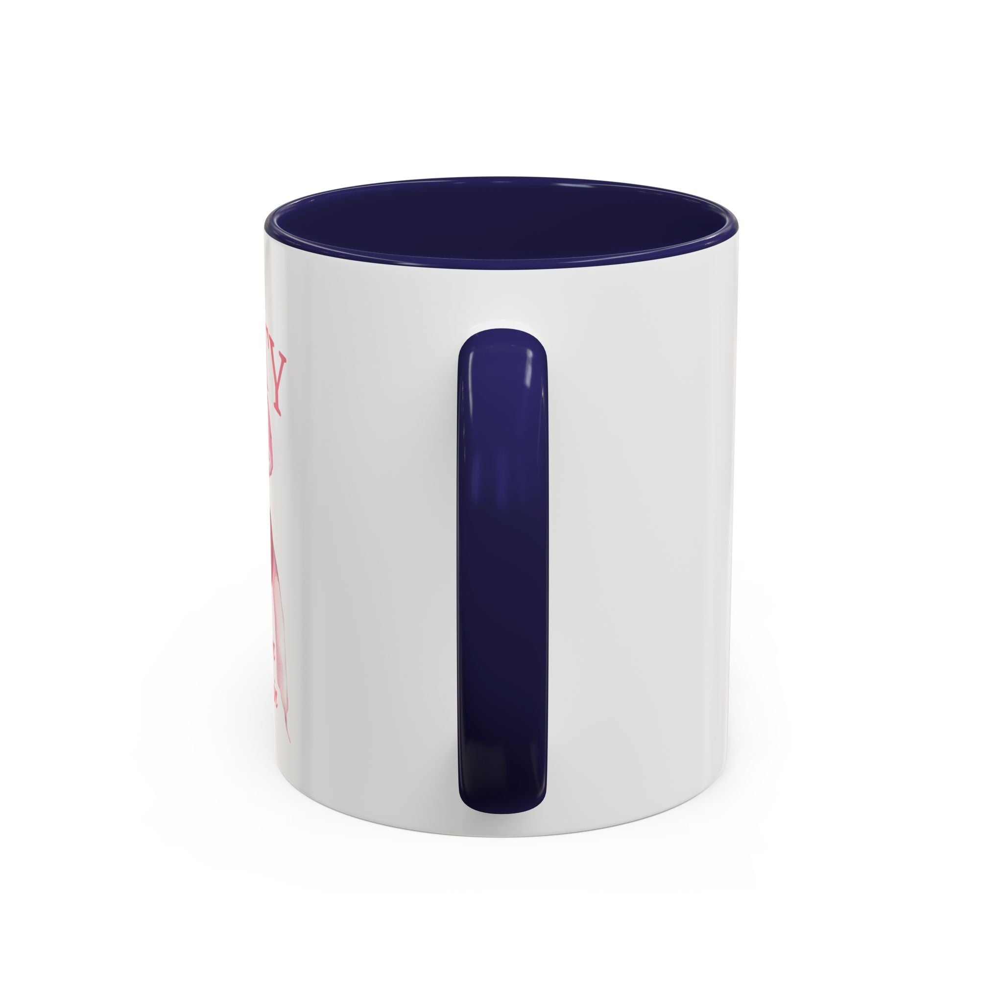 Personalized Coquette Cherry Mug, Radiate Beauty Design, Watercolor Bow Aesthetic Cup