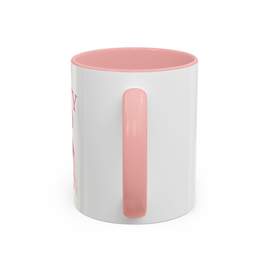Personalized Coquette Cherry Mug | Watercolor Bow Cup