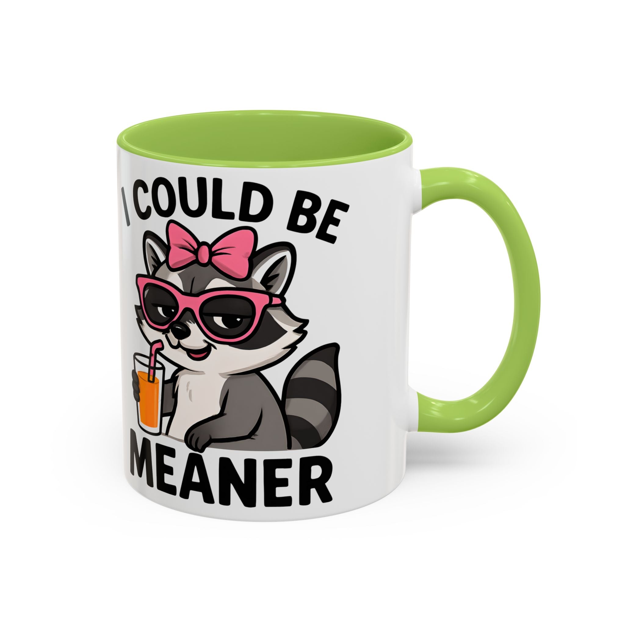 Sassy Raccoon Coffee Mug — Funny Accent Coffee Cup (11/15oz)