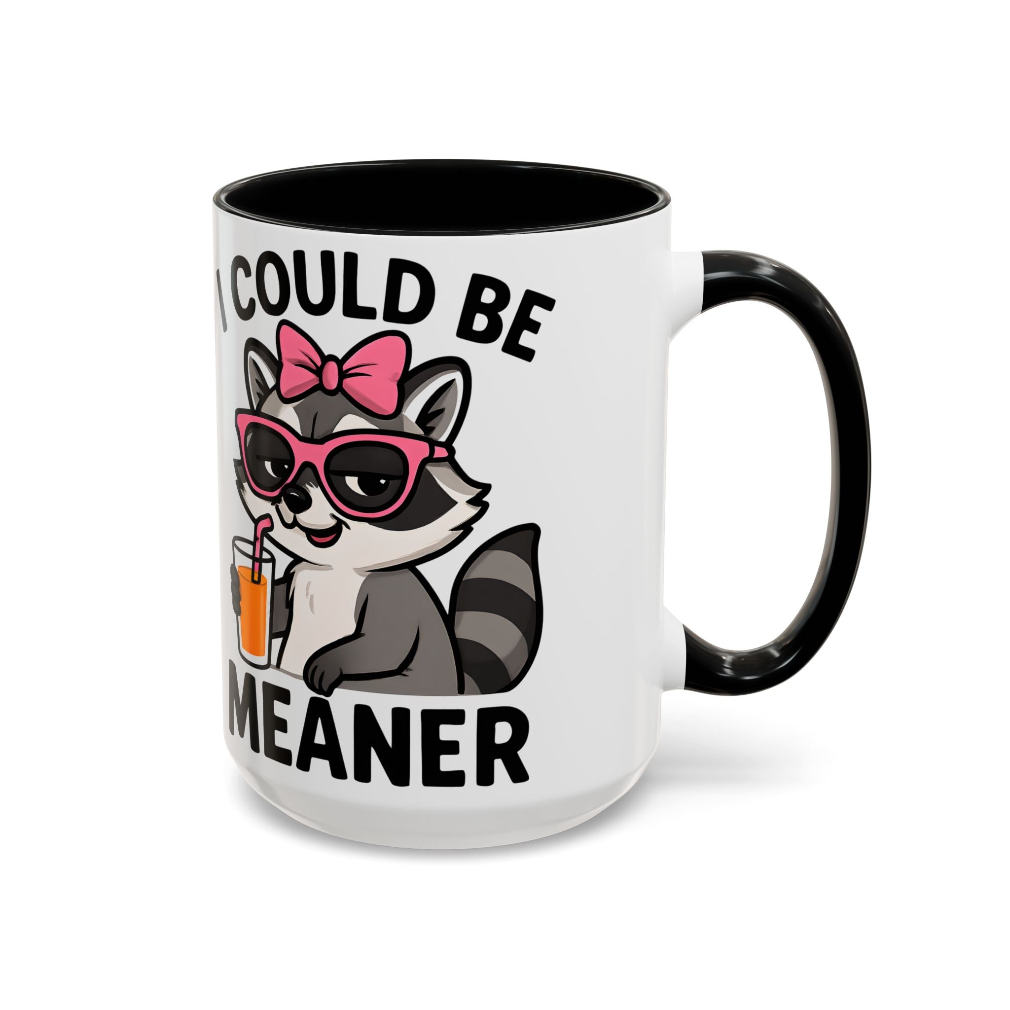 Sassy Raccoon Coffee Mug — Funny Accent Coffee Cup (11/15oz)