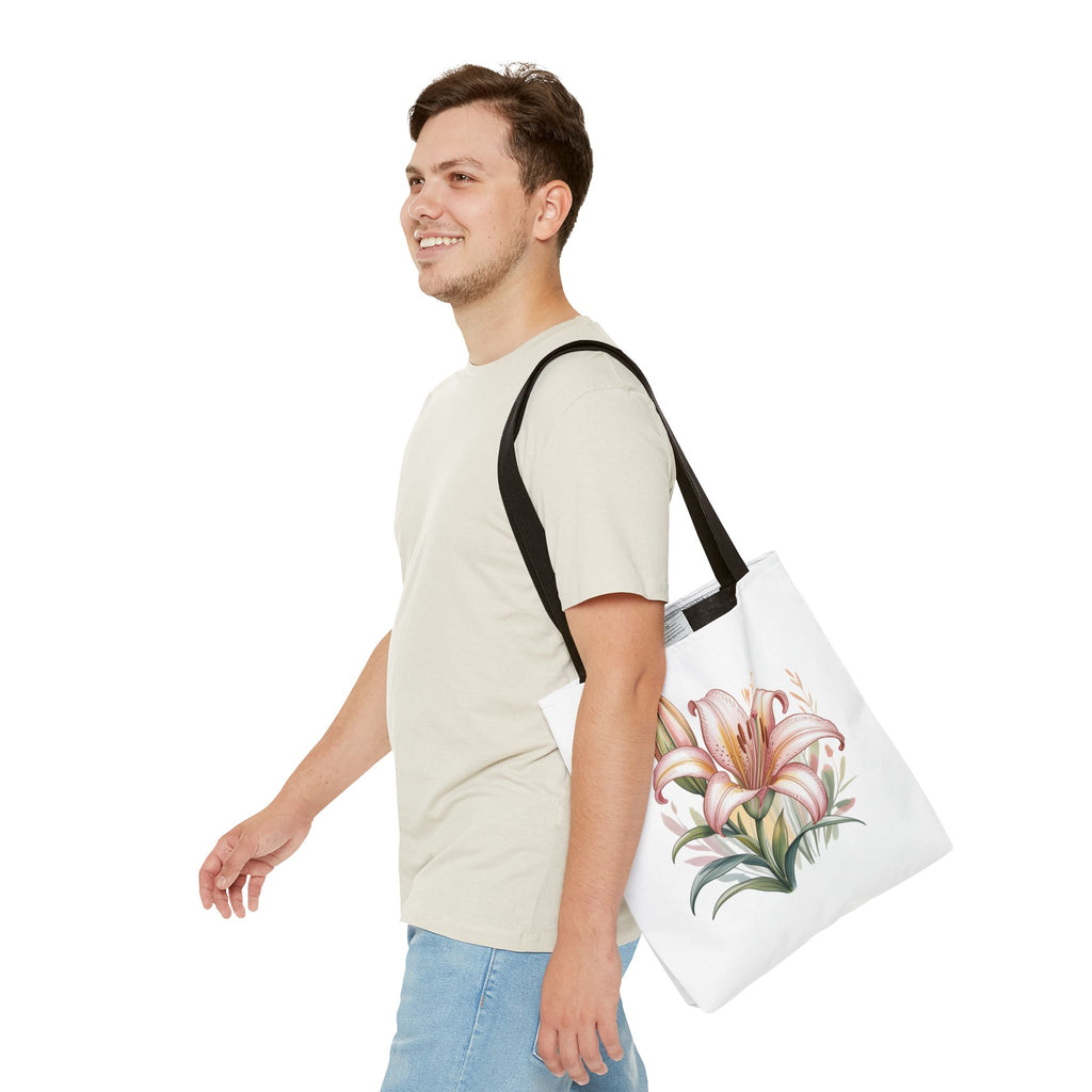 Every Day Floral Tote Bag — Elegant Flower All-Over Print Tote
