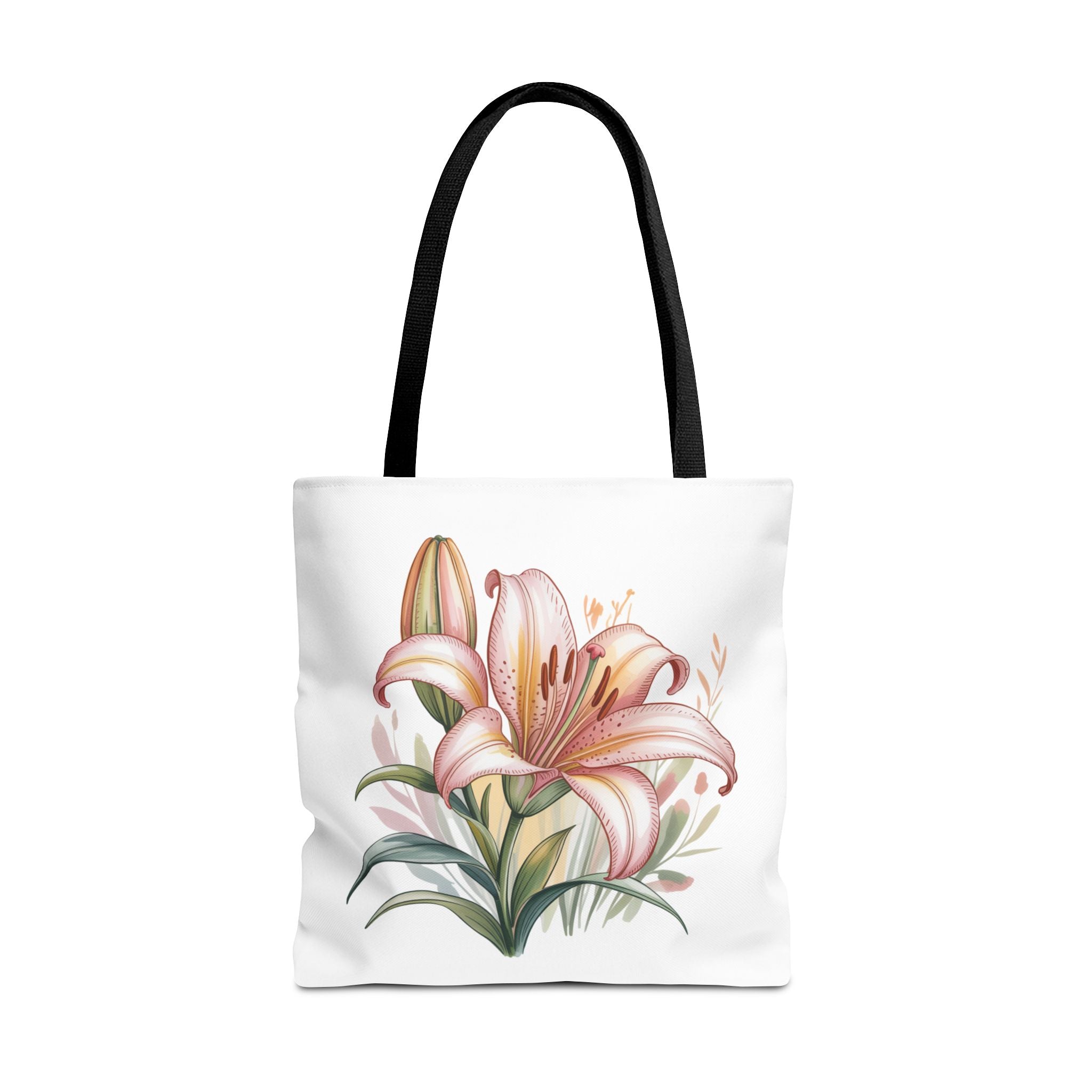 Every Day Floral Tote Bag — Elegant Flower All-Over Print Tote