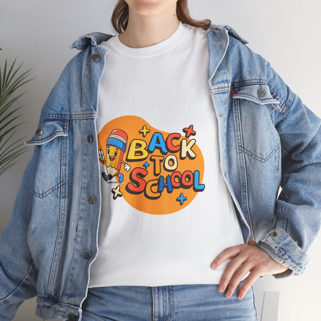 Back to School Teacher T-Shirt | First Day of School Shirt | Cute Teacher Gift | Unisex Heavy Cotton Tee