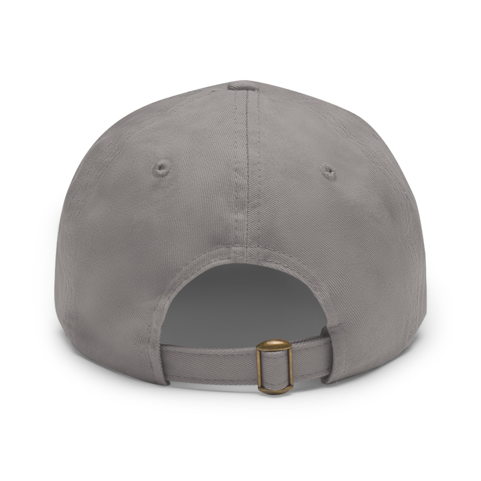 Personalized "Dad" Leather Patch Dad Hat — Custom Father's Day Cap