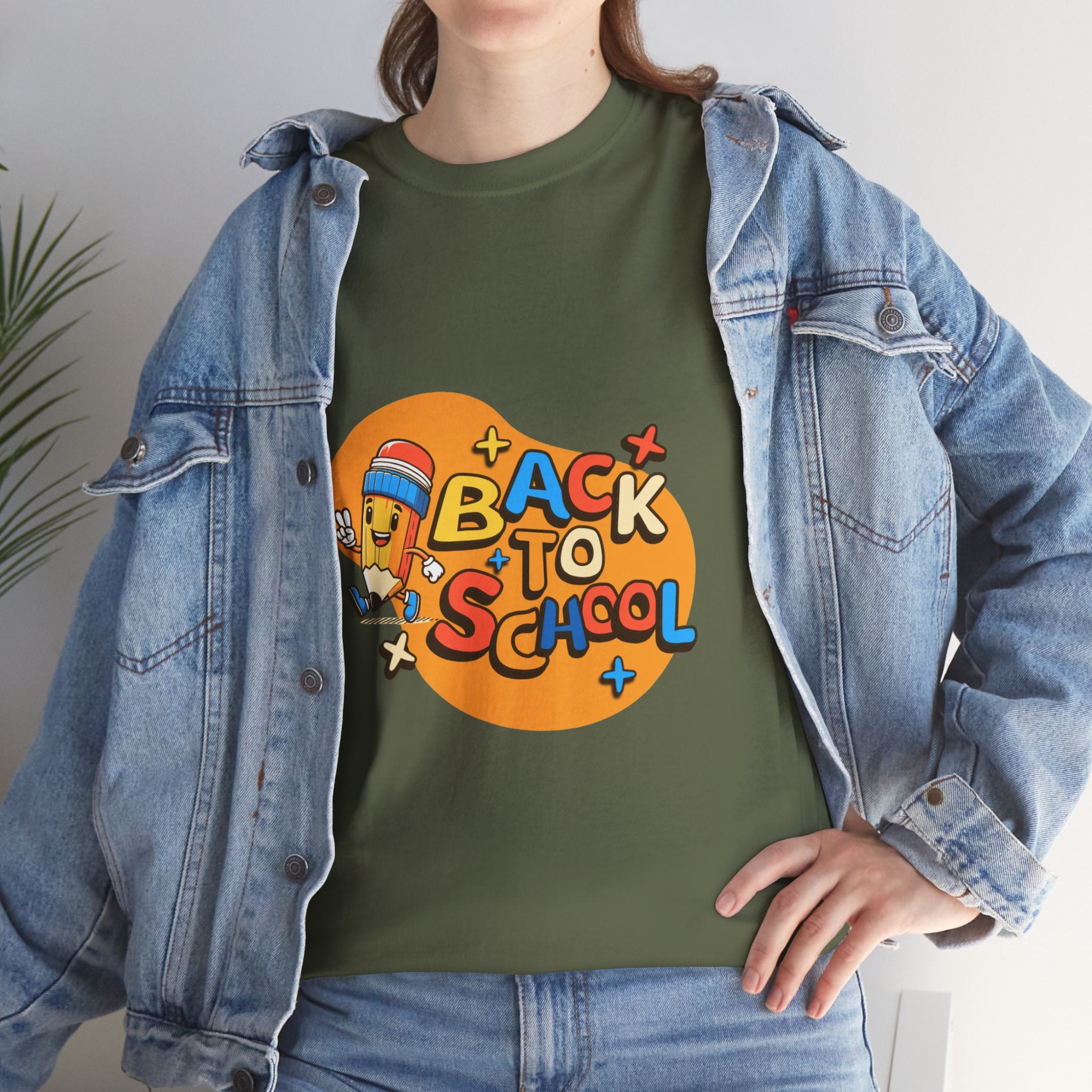 Back to School Teacher T-Shirt | First Day of School Shirt | Cute Teacher Gift | Unisex Heavy Cotton Tee