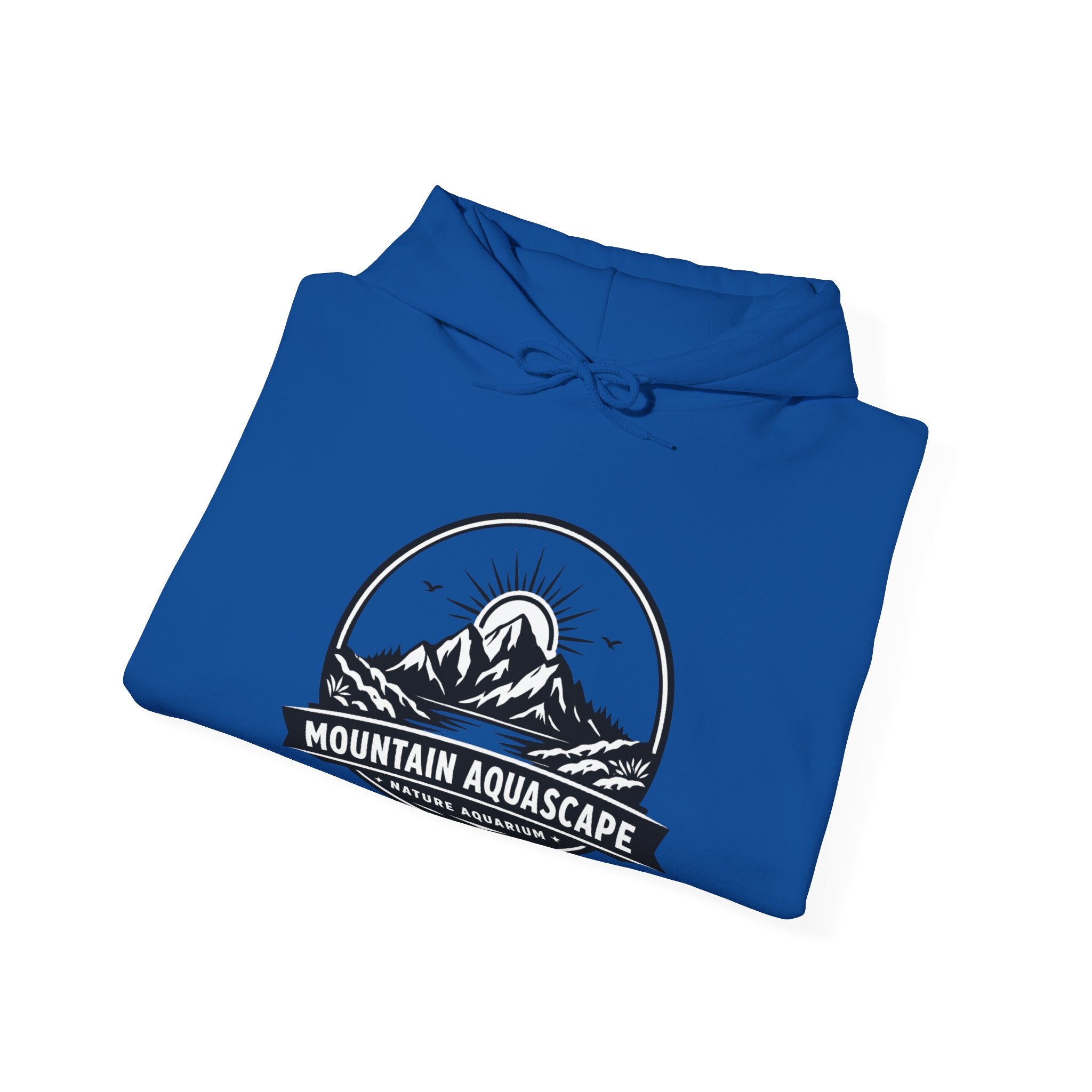Two Side Aquascaping Mountain Hoodie — "Mountain Aquascape" Nature Aquascaping Pullover