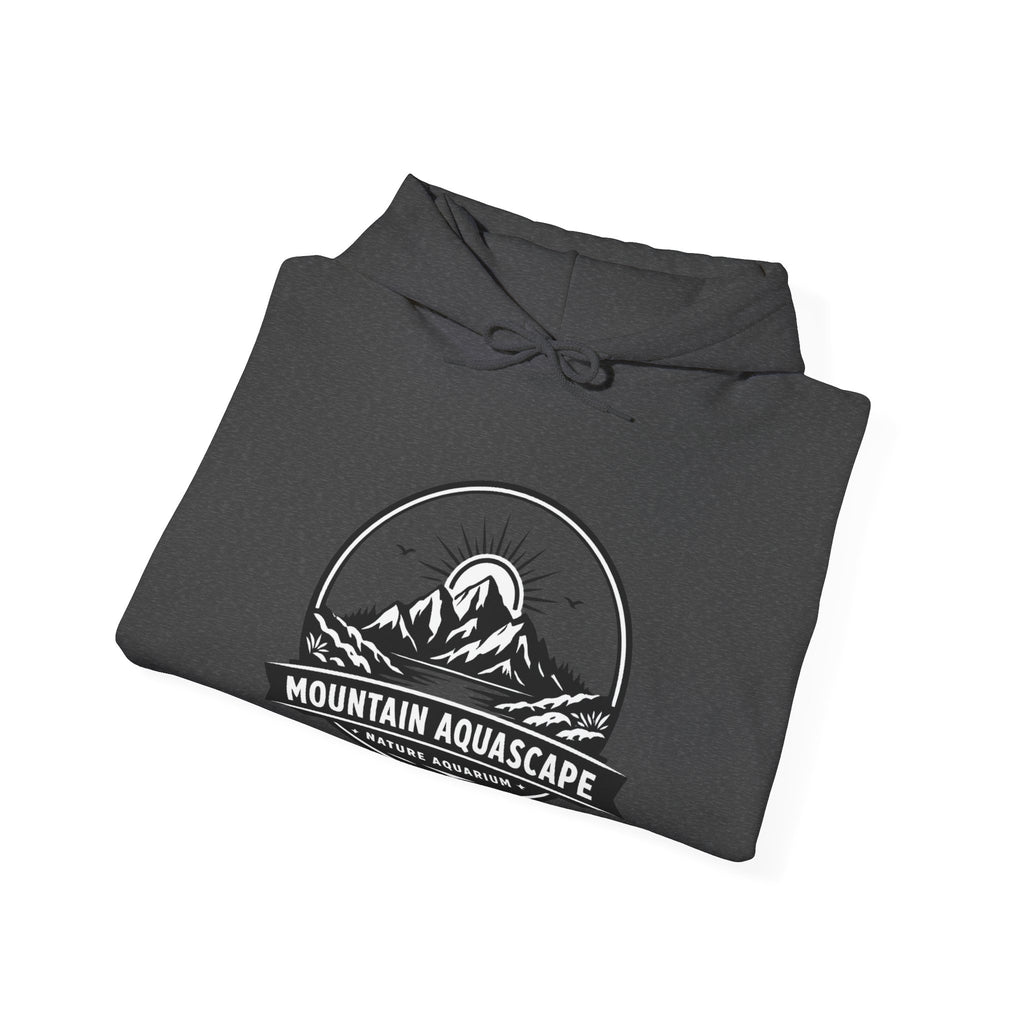 Two Side Aquascaping Mountain Hoodie — "Mountain Aquascape" Nature Aquascaping Pullover