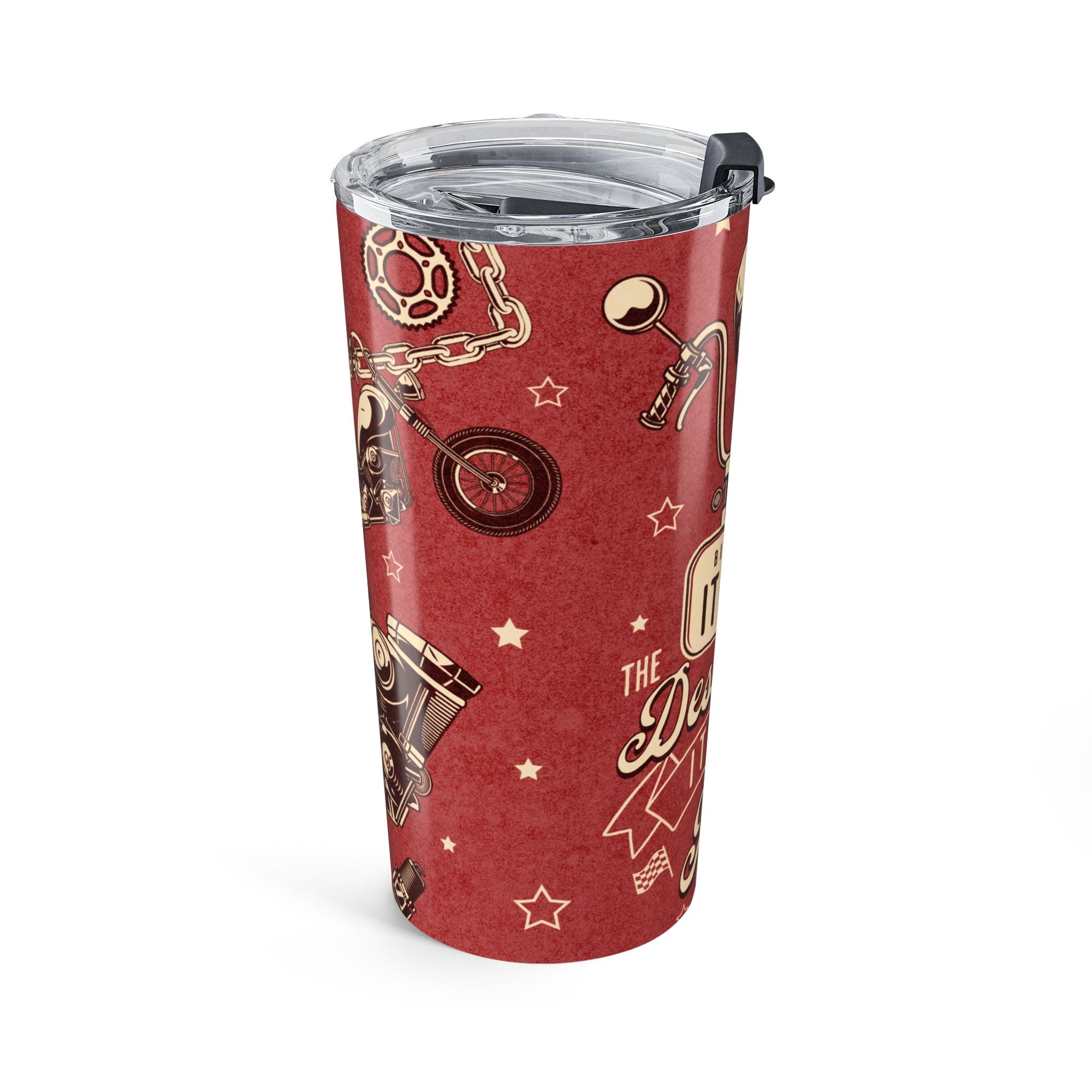 Biker 101 Its Not Destination Ride Tumbler 20oz | Retro Motorcycle Travel