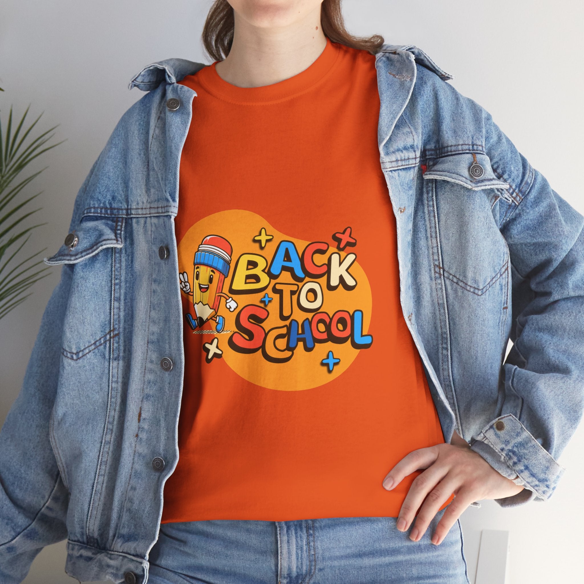 Back to School Teacher T-Shirt | First Day of School Shirt | Cute Teacher Gift | Unisex Heavy Cotton Tee