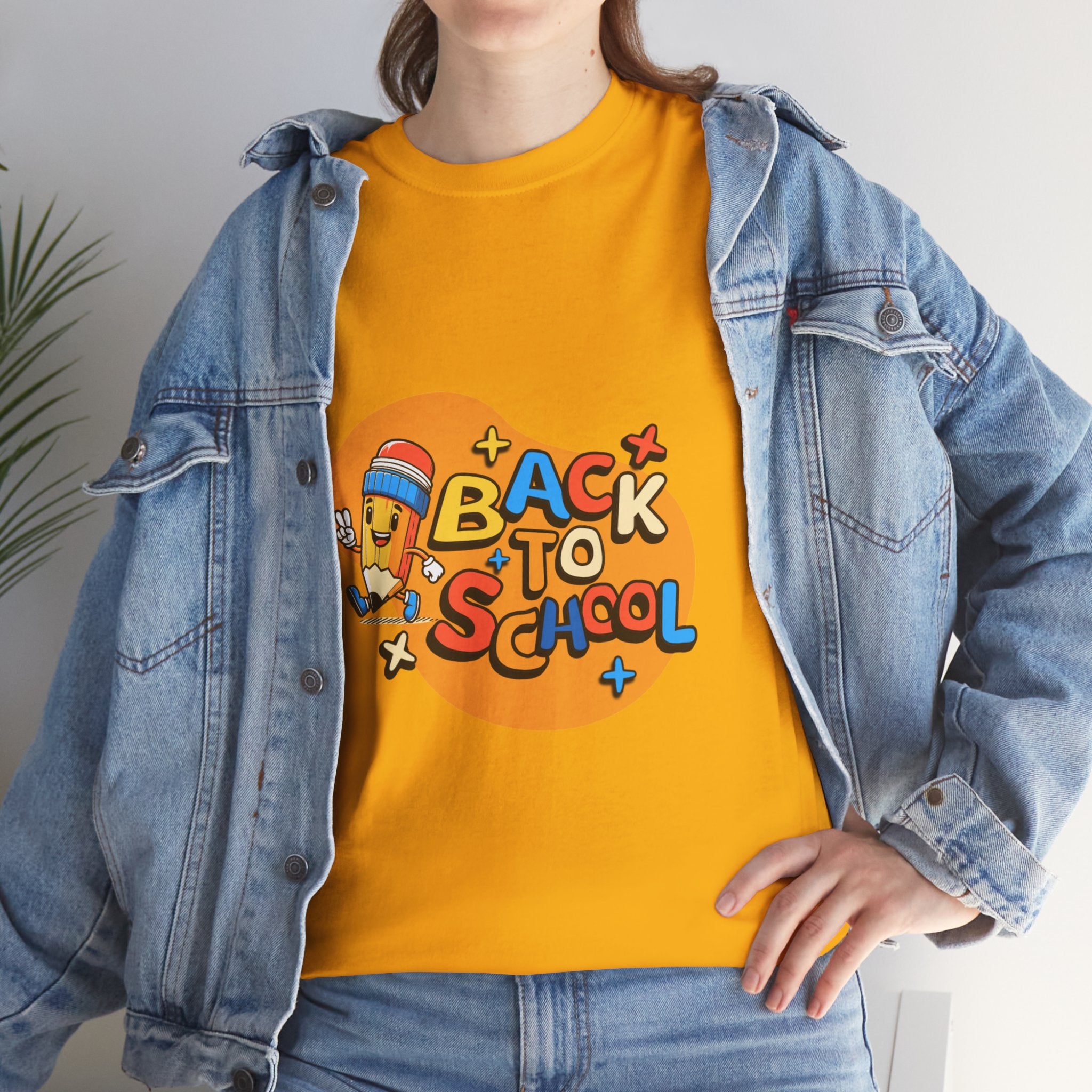 Back to School Teacher T-Shirt | First Day of School Shirt | Cute Teacher Gift | Unisex Heavy Cotton Tee
