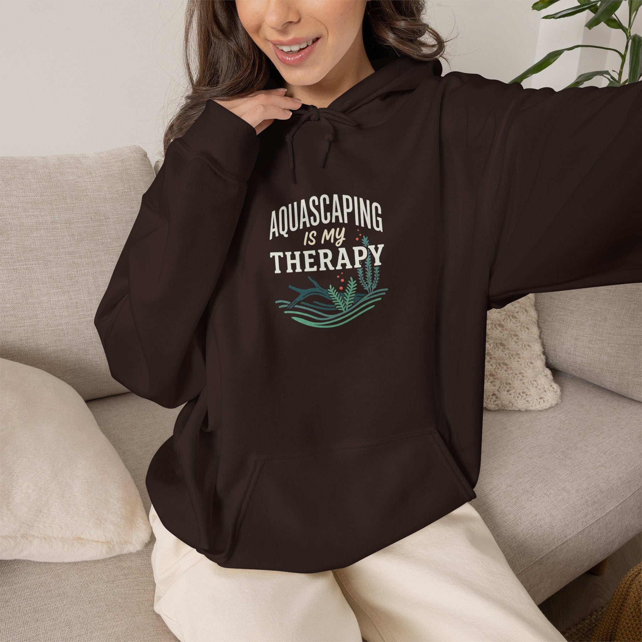Aquascaping Is My Therapy Hoodie