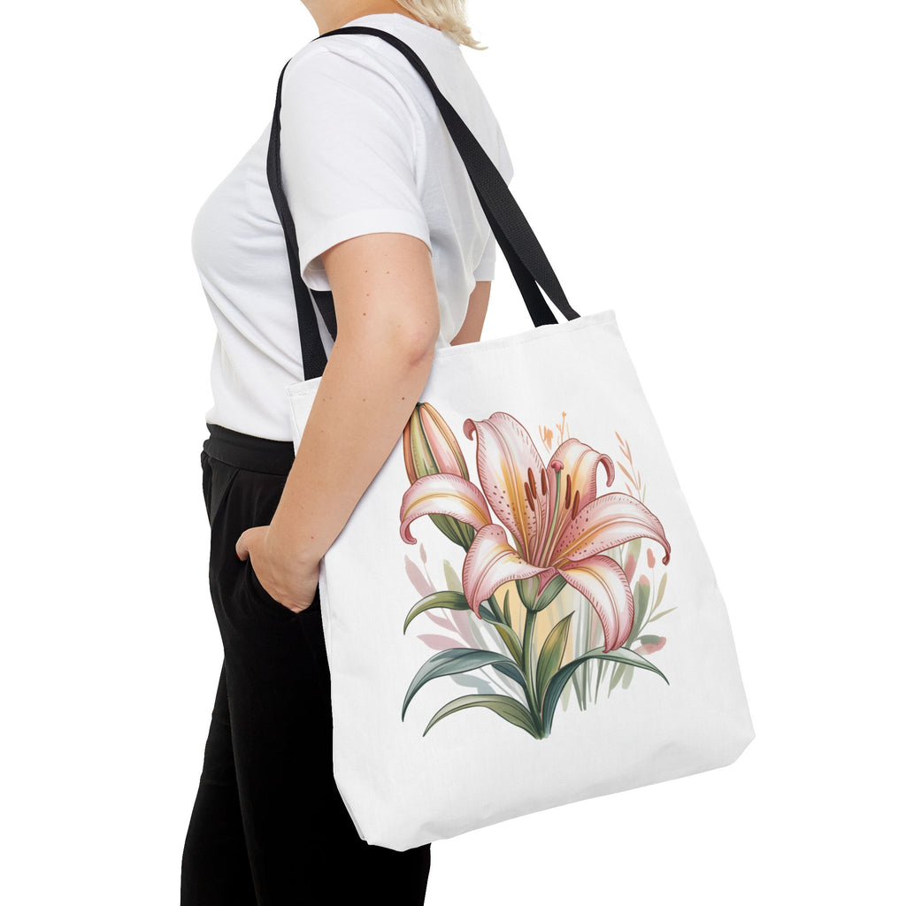 Every Day Floral Tote Bag — Elegant Flower All-Over Print Tote