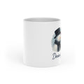 Personalized Valentine Lover Heart-Shaped Mug | Custom Name, Romantic Coffee Cup