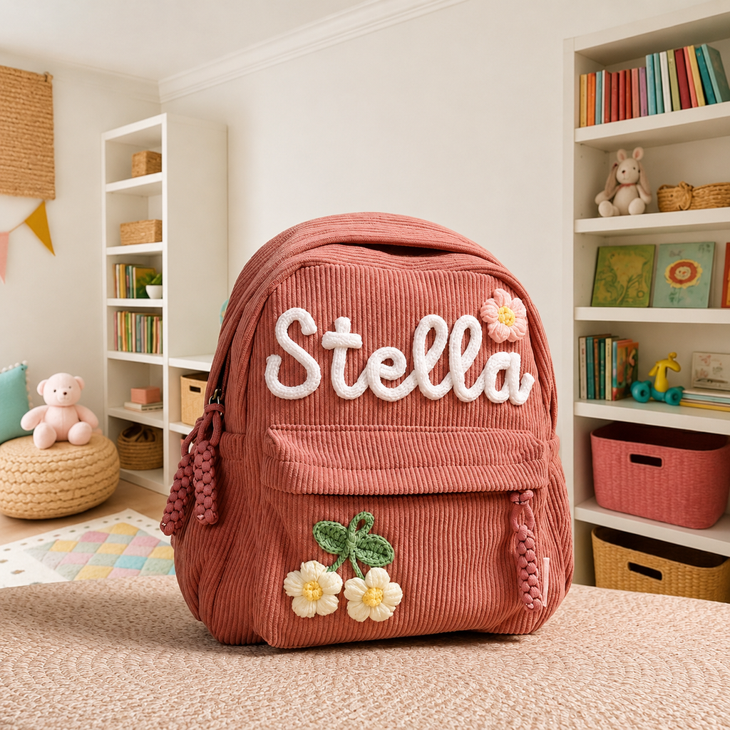Personalized Embroidered Backpack for Kids | Custom Name Toddler & Kindergarten Backpack