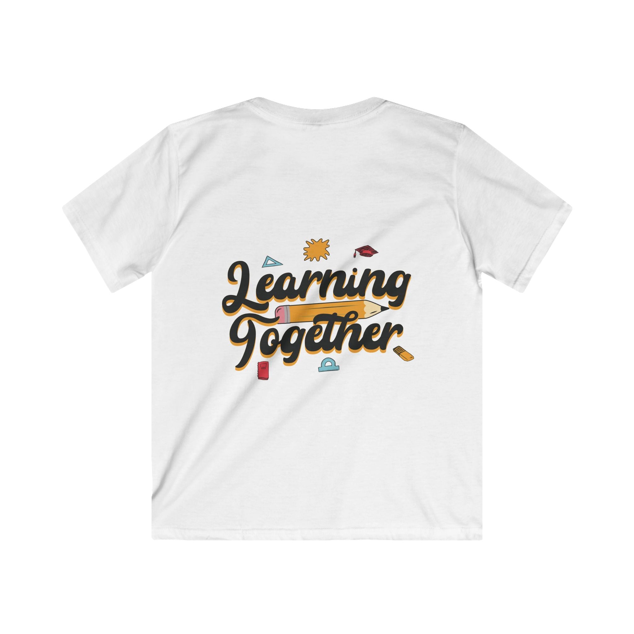 Back to School Kids Tee — "Learning Together" Graphic Shirt