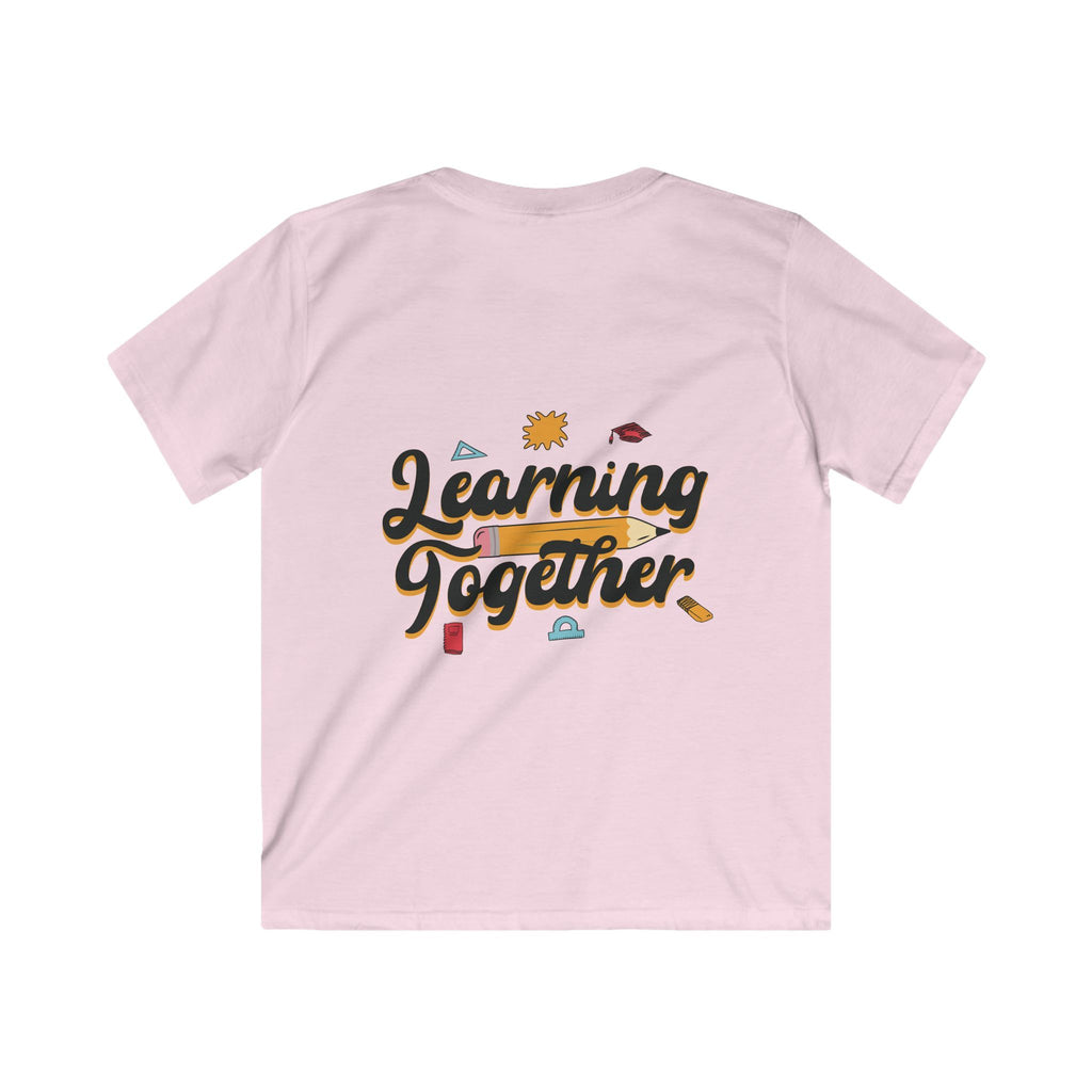 Back to School Kids Tee — "Learning Together" Graphic Shirt