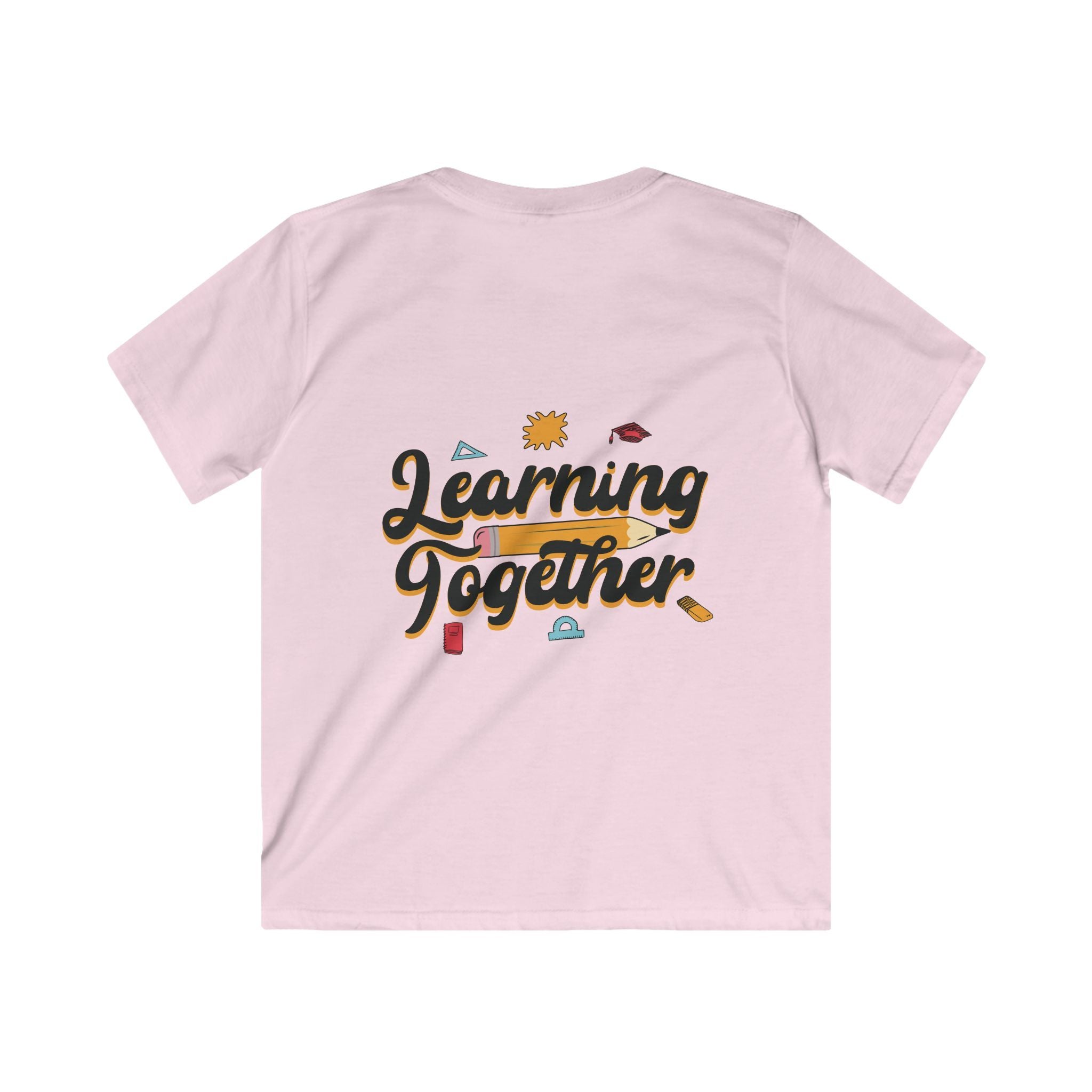Back to School Kids Tee — "Learning Together" Graphic Shirt