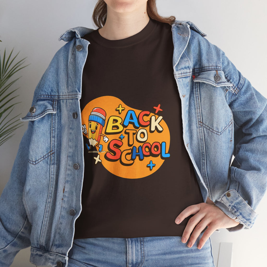 Back to School Teacher T-Shirt | First Day of School Shirt | Cute Teacher Gift | Unisex Heavy Cotton Tee