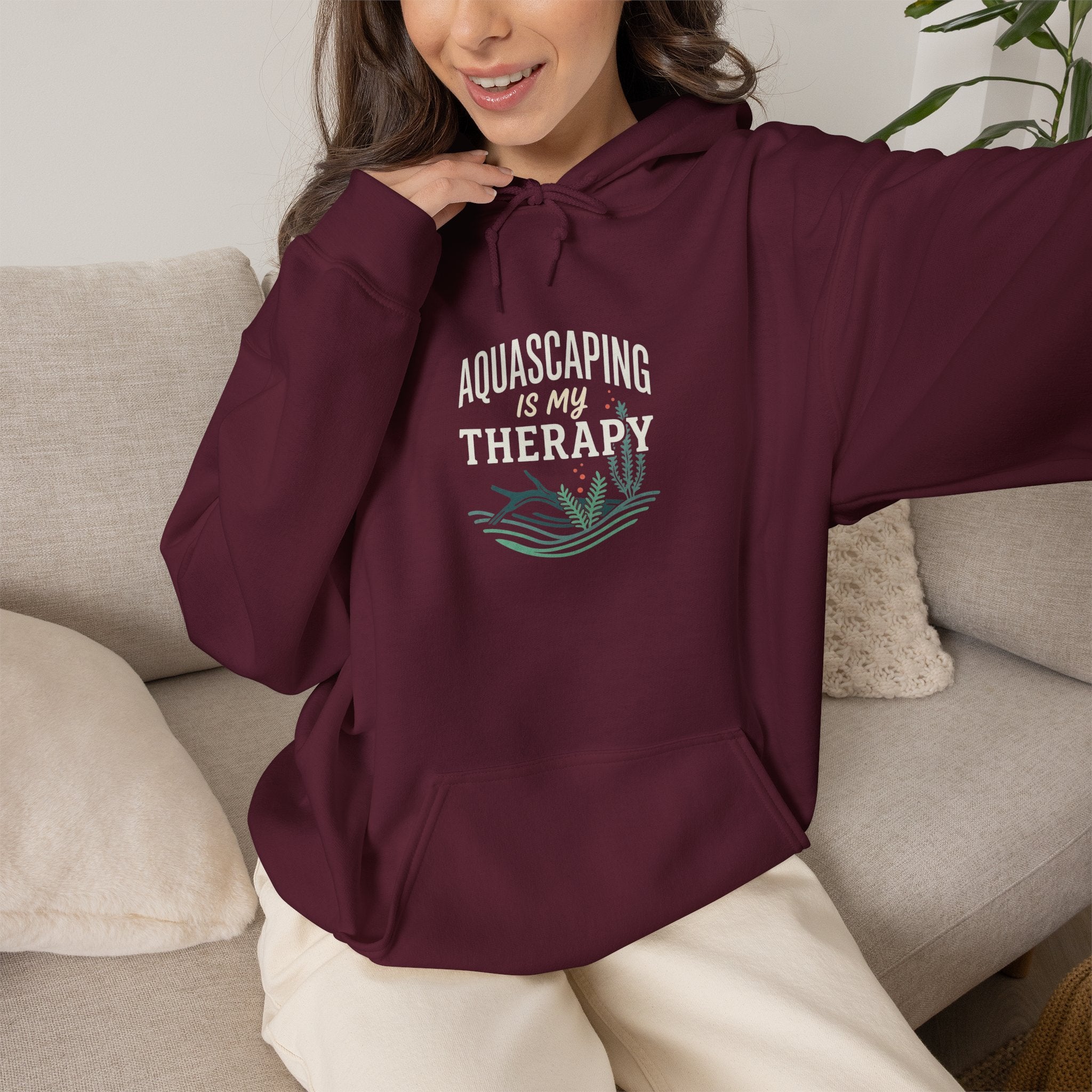Aquascaping Is My Therapy Hoodie