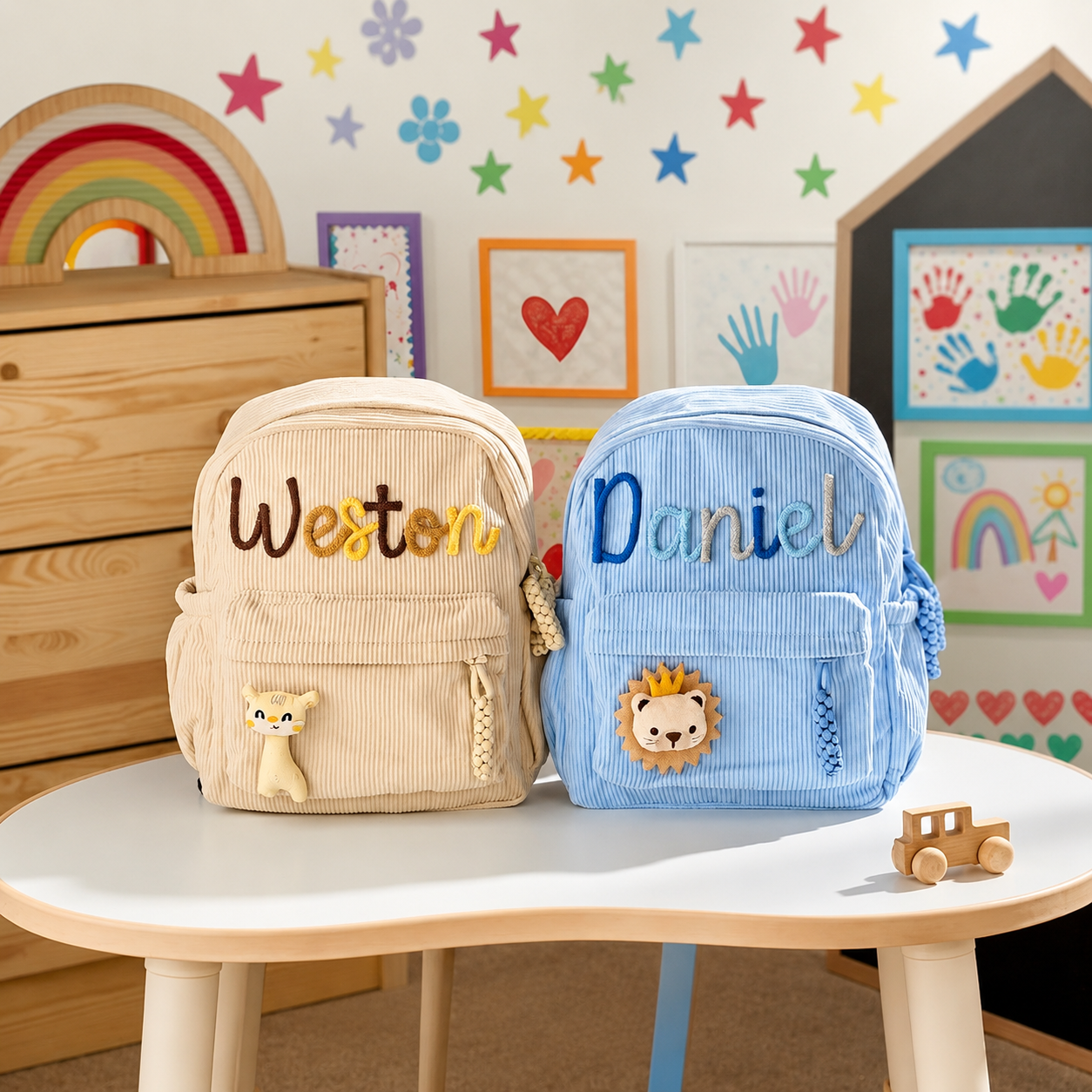 Personalized Embroidered Backpack for Kids | Custom Name Toddler & Kindergarten Backpack
