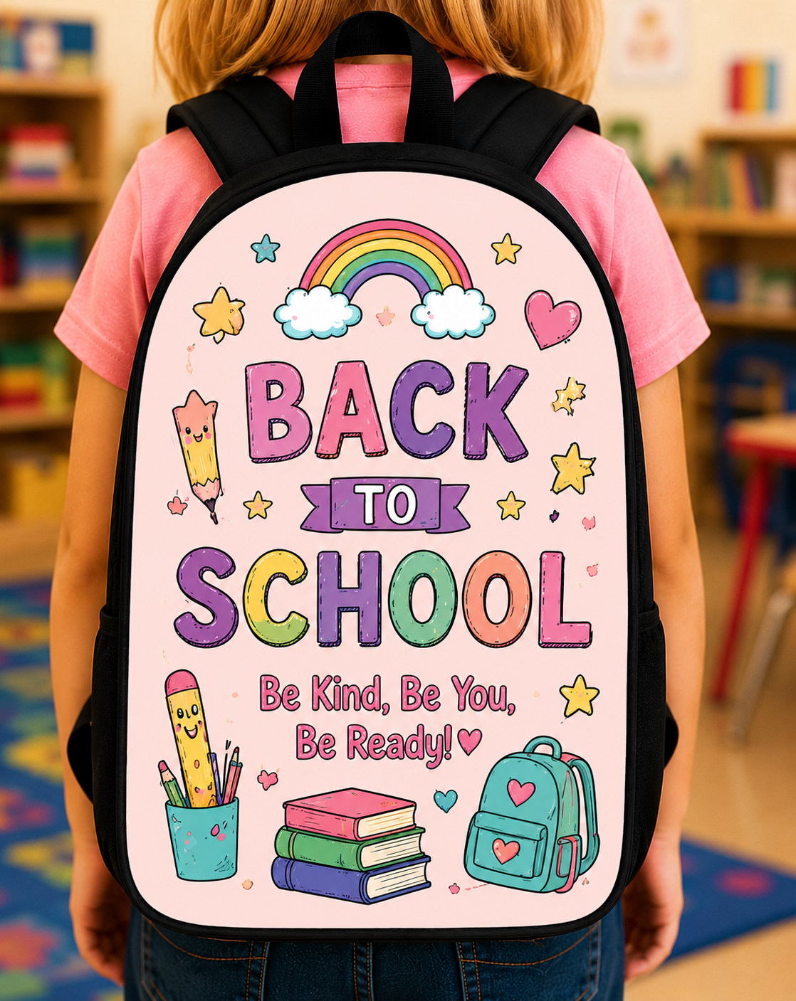Kids Back to School Backpack – Oxford Cloth School Bag