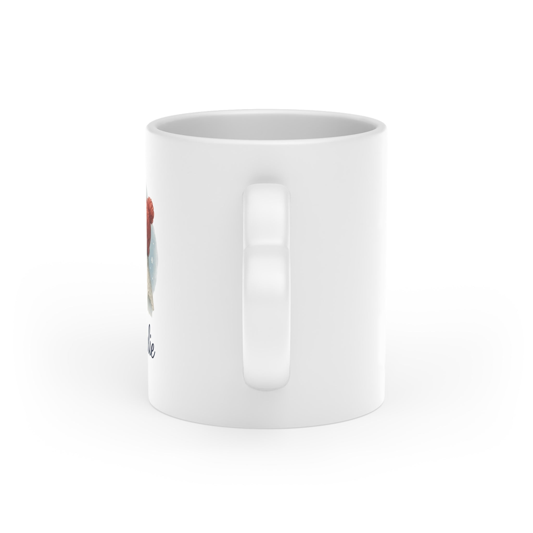 Personalized Valentine Lover Heart-Shaped Mug | Custom Name, Romantic Coffee Cup