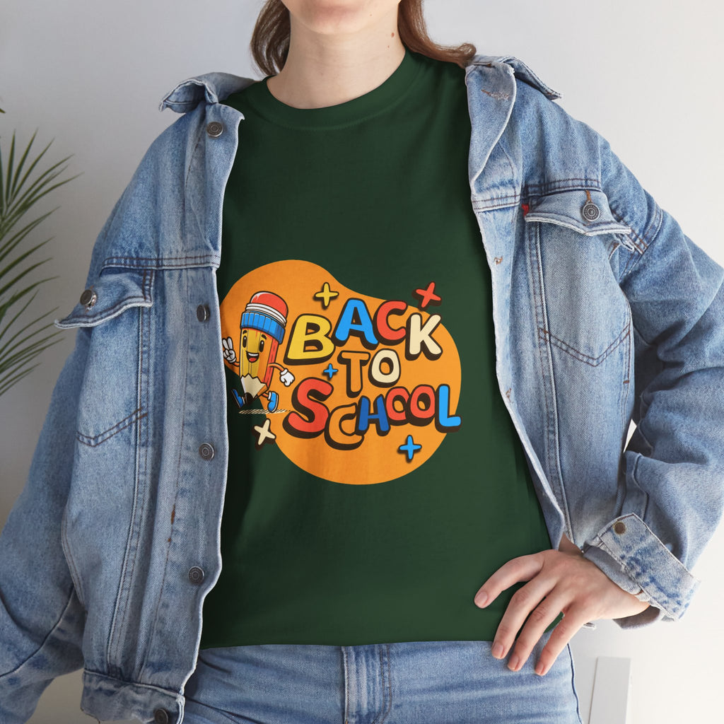 Back to School Teacher T-Shirt | First Day of School Shirt | Cute Teacher Gift | Unisex Heavy Cotton Tee