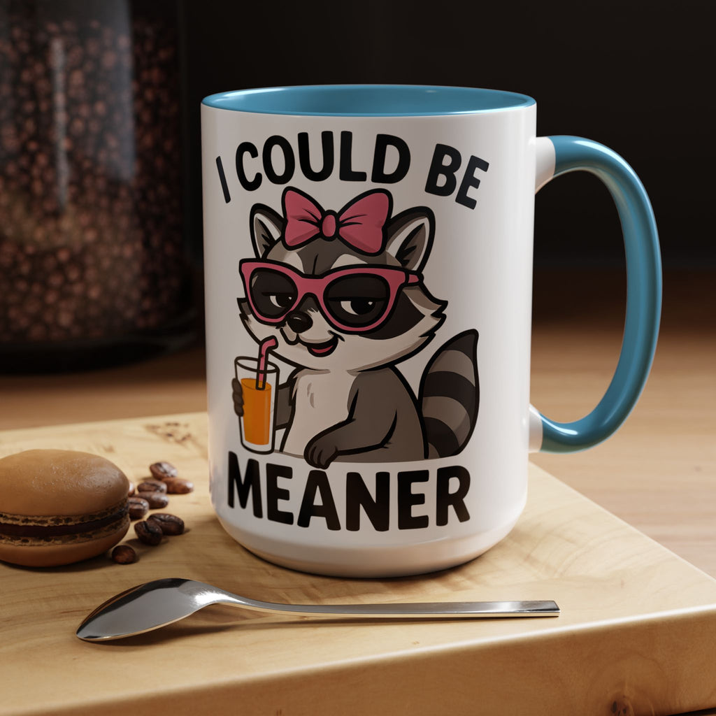 Sassy Raccoon Coffee Mug — Funny Accent Coffee Cup (11/15oz)