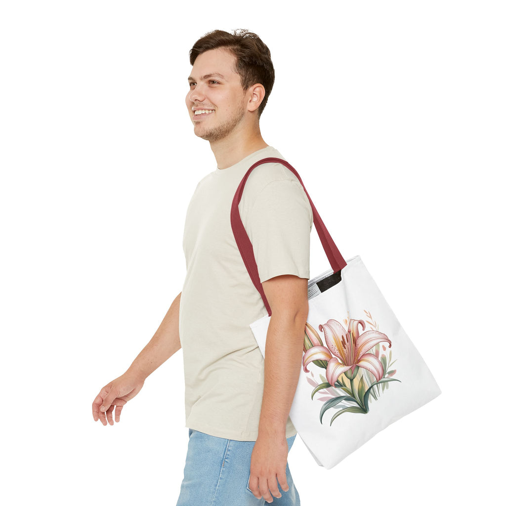 Every Day Floral Tote Bag — Elegant Flower All-Over Print Tote