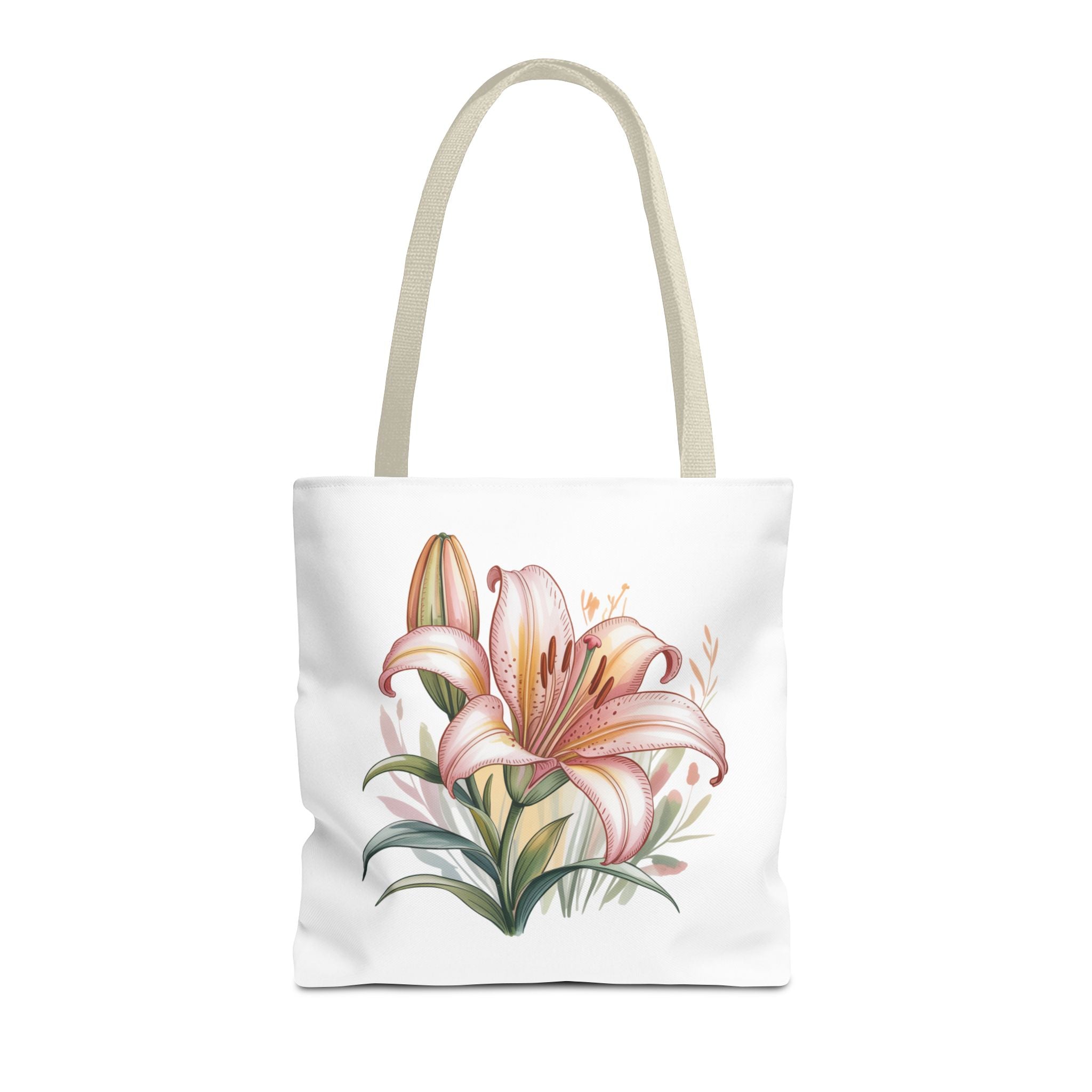 Every Day Floral Tote Bag — Elegant Flower All-Over Print Tote