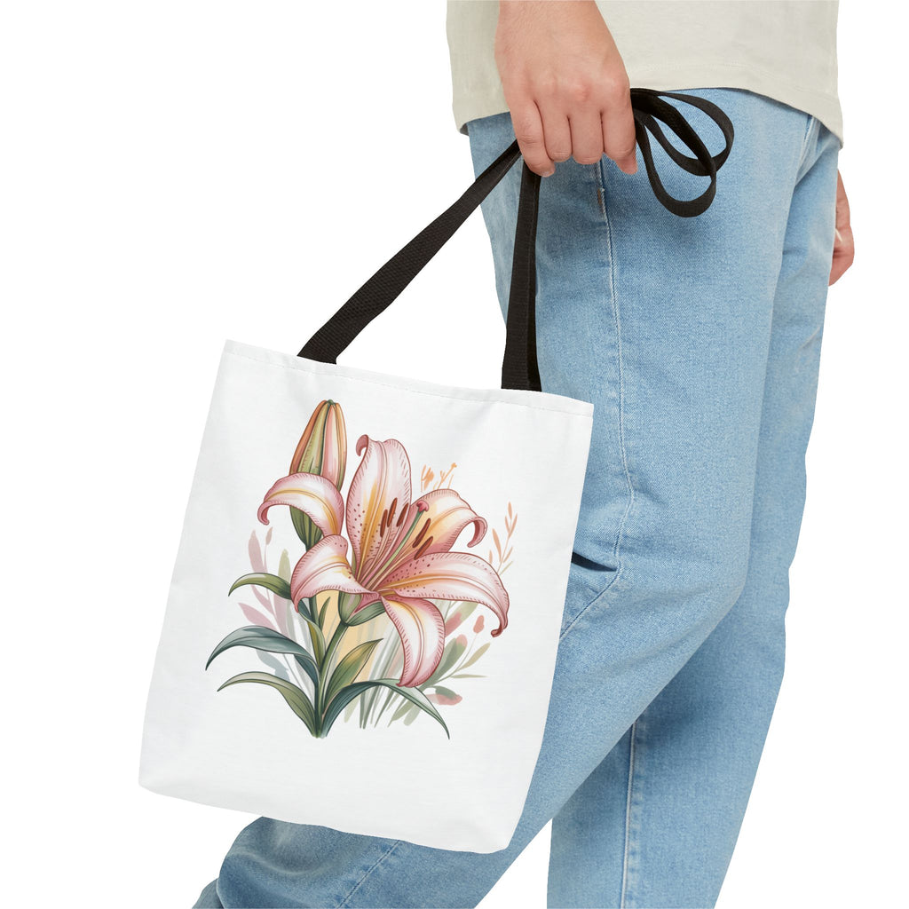 Every Day Floral Tote Bag — Elegant Flower All-Over Print Tote