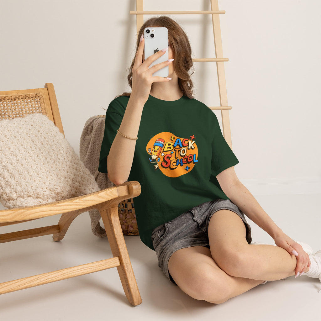 Back to School Teacher T-Shirt | First Day of School Shirt | Cute Teacher Gift | Unisex Heavy Cotton Tee