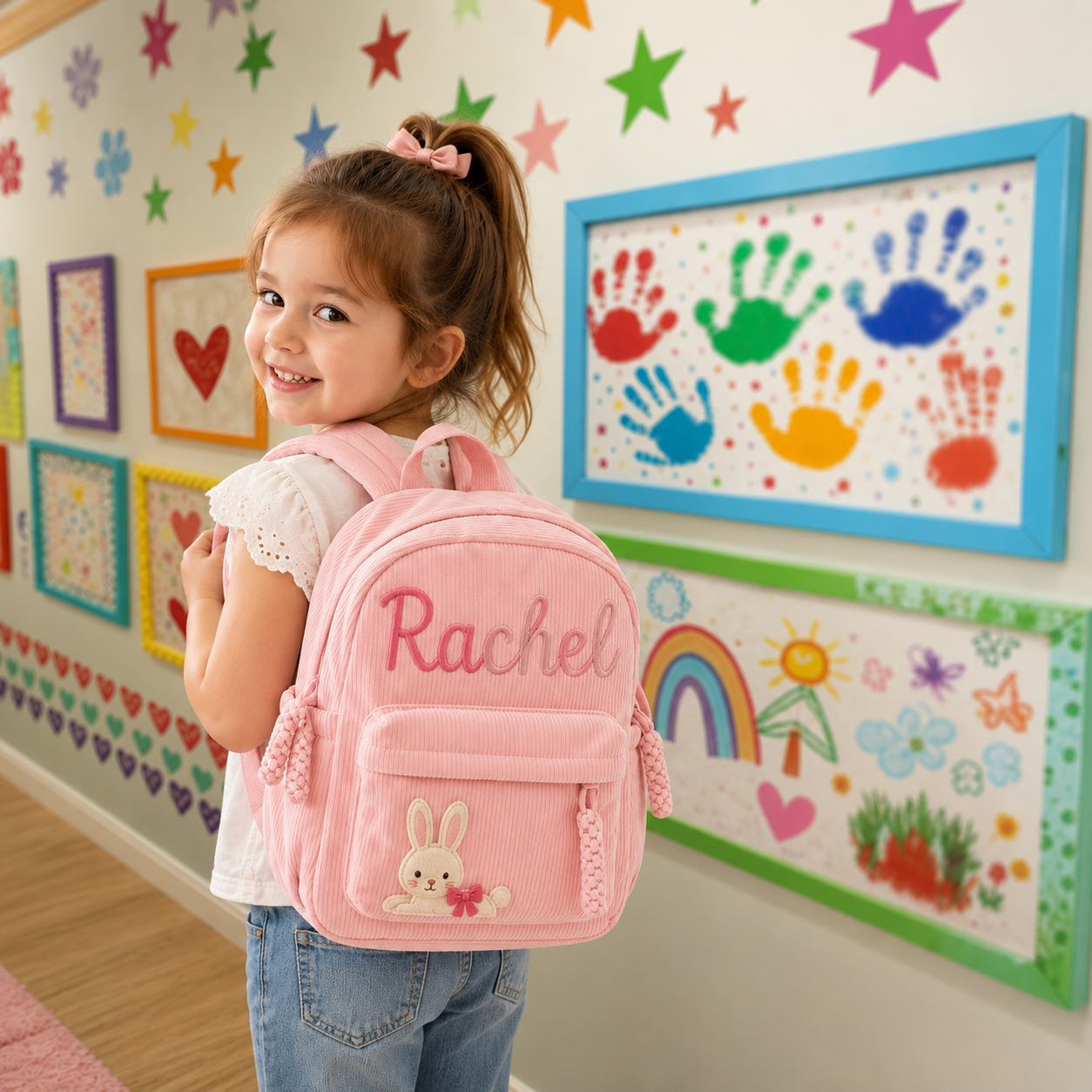 Personalized Embroidered Backpack for Kids | Custom Name Toddler & Kindergarten Backpack