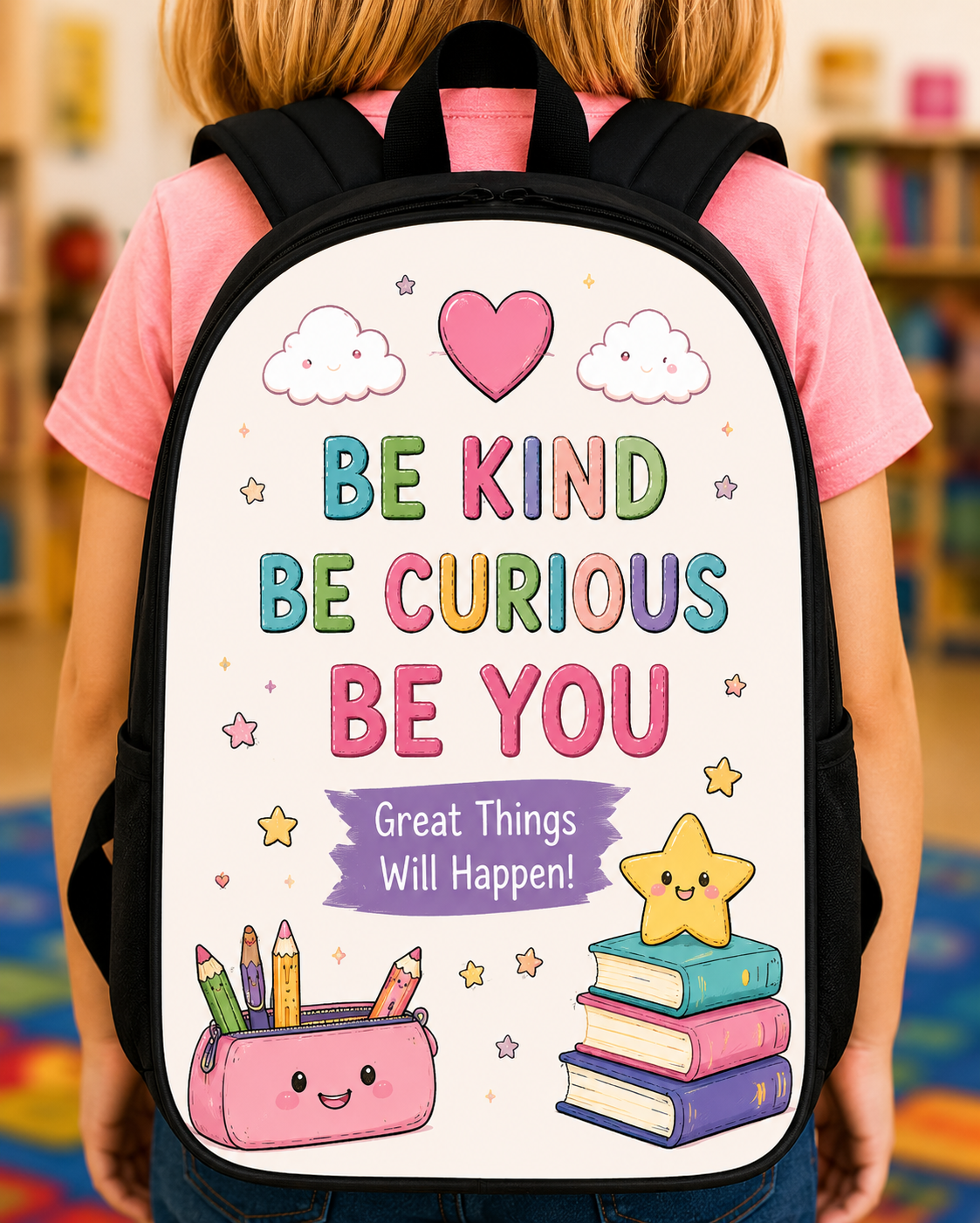 Kids Back to School Backpack – Oxford Cloth School Bag