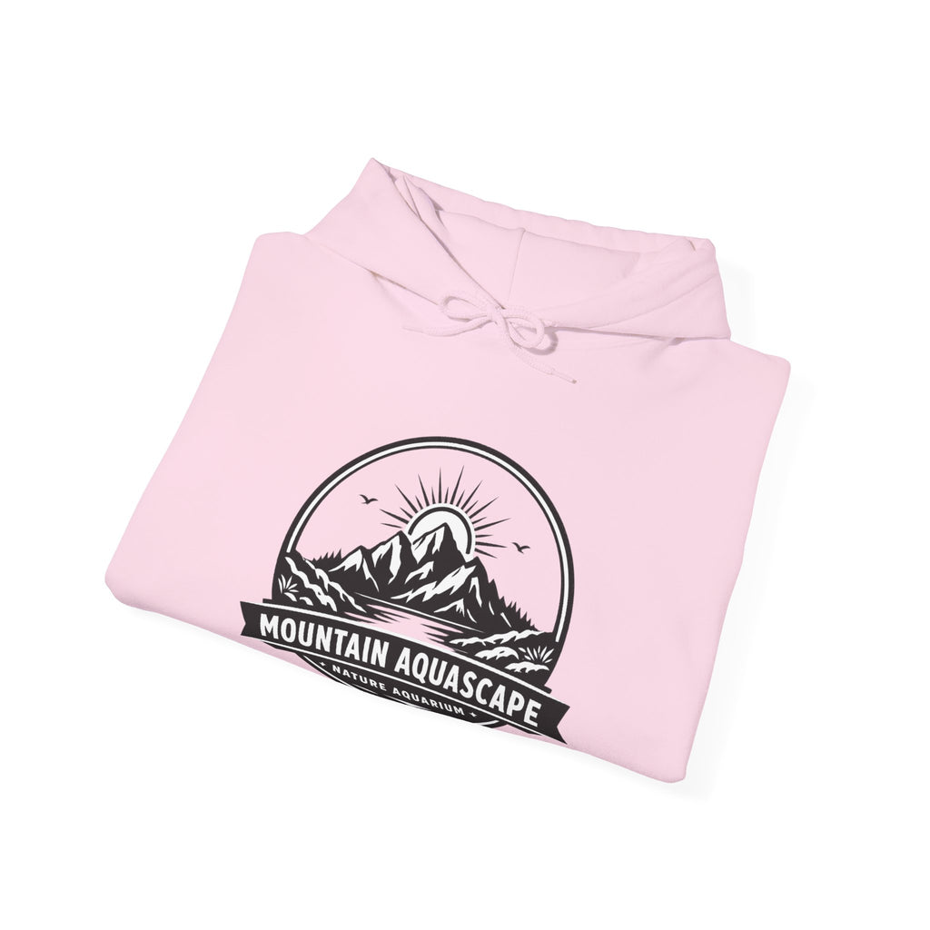 Two Side Aquascaping Mountain Hoodie — "Mountain Aquascape" Nature Aquascaping Pullover
